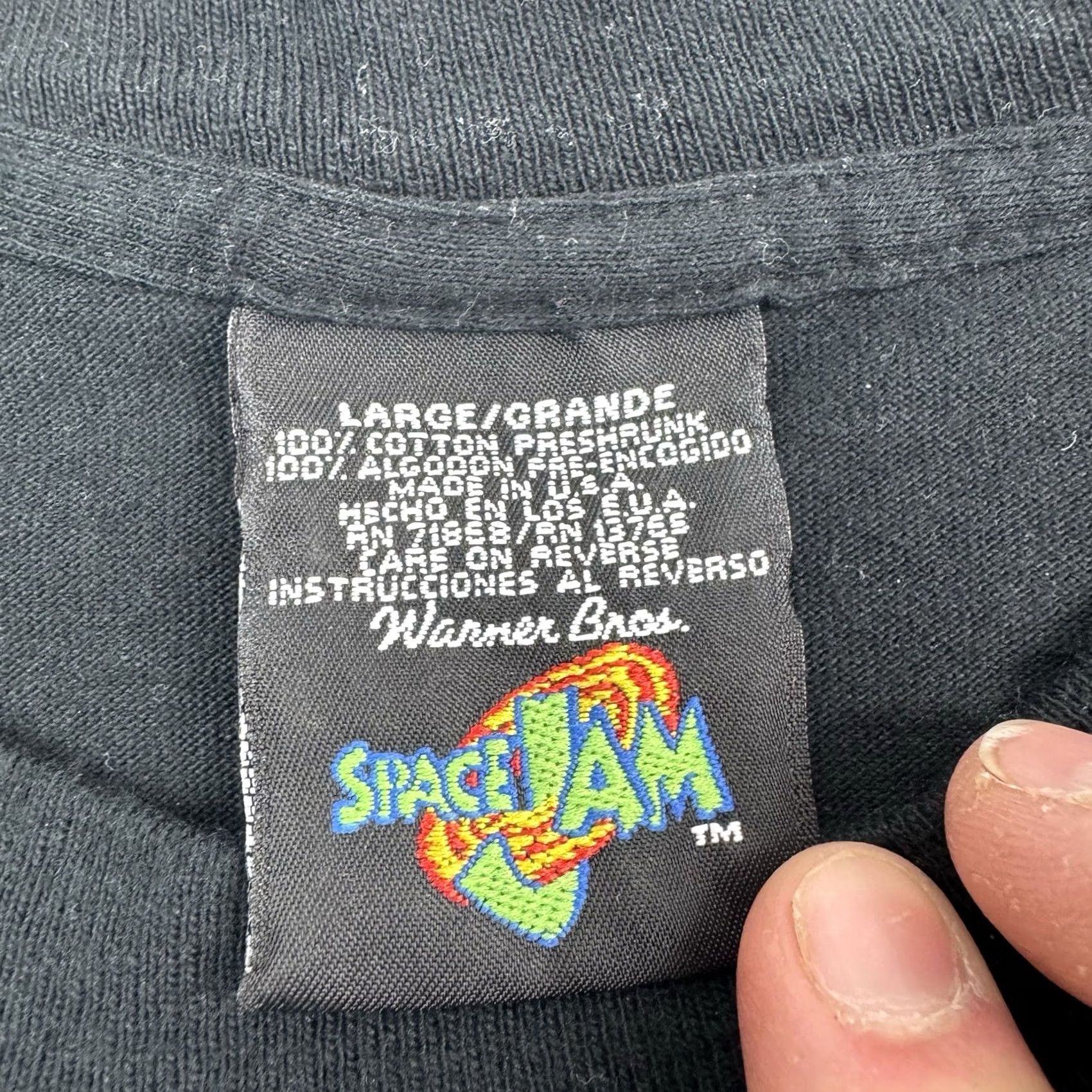 Vintage VINTAGE Space Jam T Shirt Long Sleeve Adult Large Tune Squad Looney Tunes 90s Size US L / EU 52-54 / 3 - 4 Thumbnail
