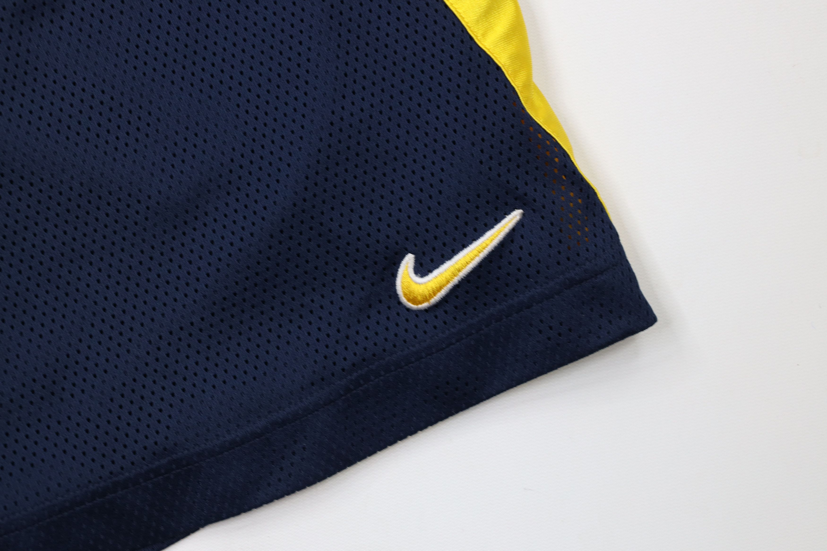 Nike × Vintage Vintage 90s Y2K Nike Mini Swoosh Mesh Basketball Shorts Size US 34 / EU 50 - 5 Thumbnail