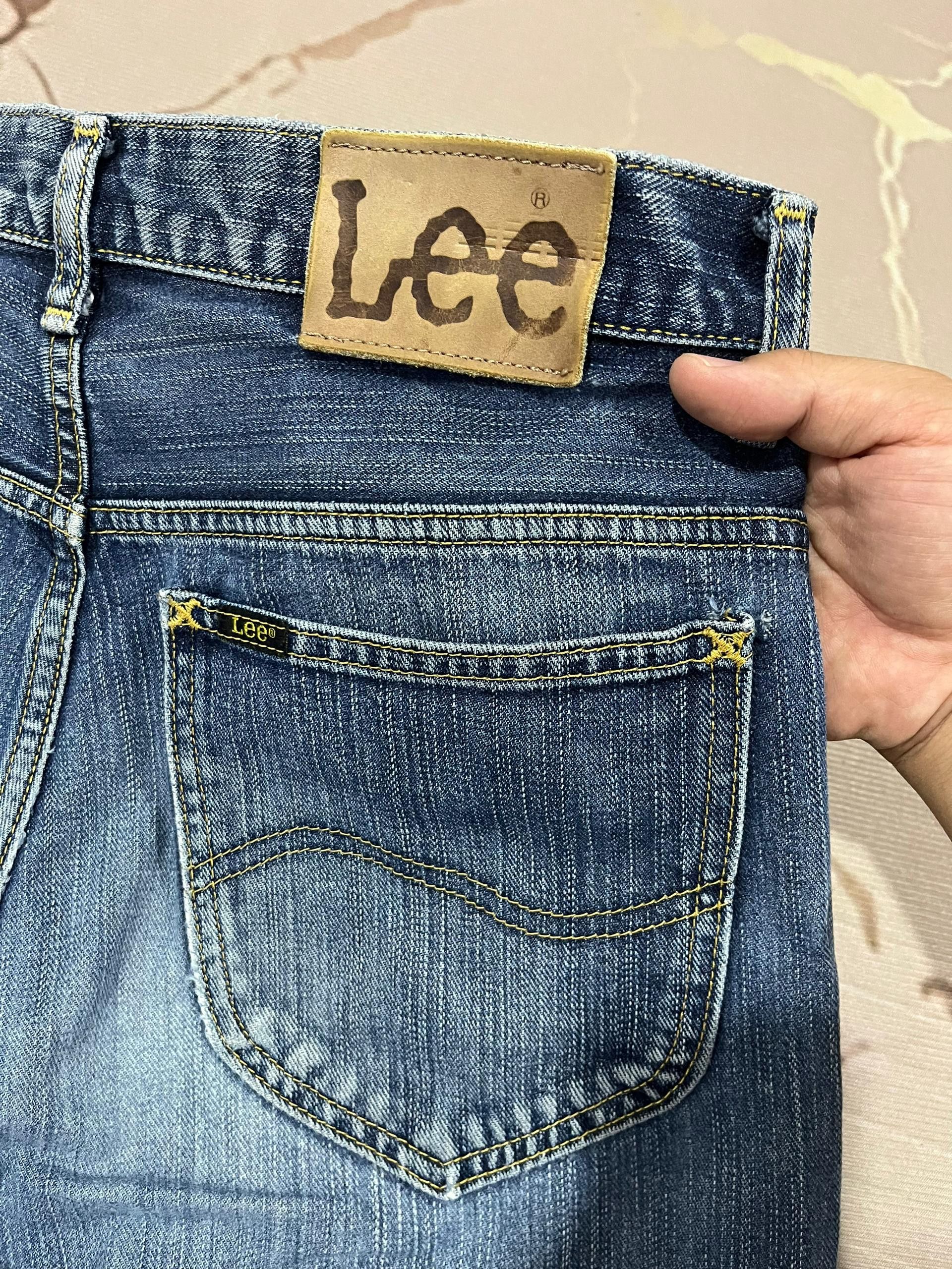Lee Lee Vintage Wash Denim Jeans W32 Distressed Fade Size US 32 / EU 48 - 15 Thumbnail