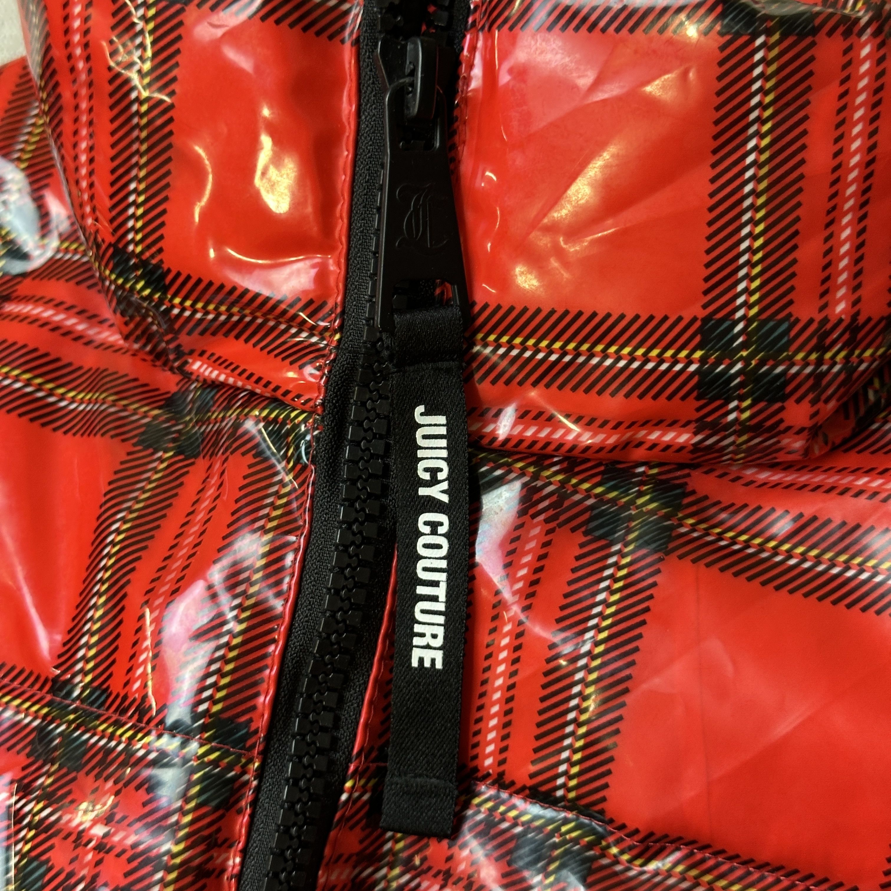 Juicy Couture Vintage Juicy Couture Red Plaid Puffer Jacket Size M Size M / US 6-8 / IT 42-44 - 6 Thumbnail