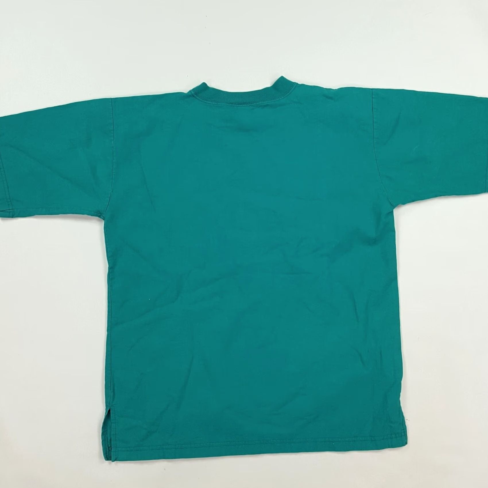 Altea VTG 90s Art Houses Painting Size S USA Made Teal Short Sleeve Retro T Shirt Mens Size US S / EU 44-46 / 1 - 6 Thumbnail