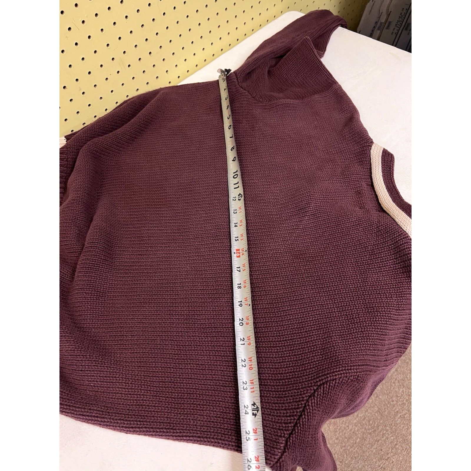Ralph Lauren VINTAGE Ralph Lauren Polo Sweater Mens M Red Knit Pony Sweatshirt Maroon Size US M / EU 48-50 / 2 - 5 Thumbnail