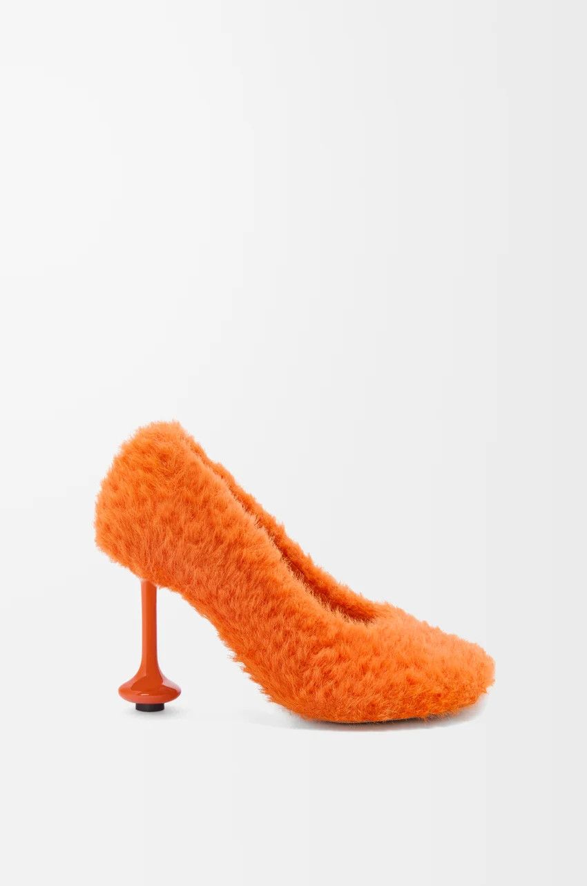 【送料&関税込】Loewe Orange Mesh Petal Pumps Loewe Orange Mesh Petal Pumps | Grailed