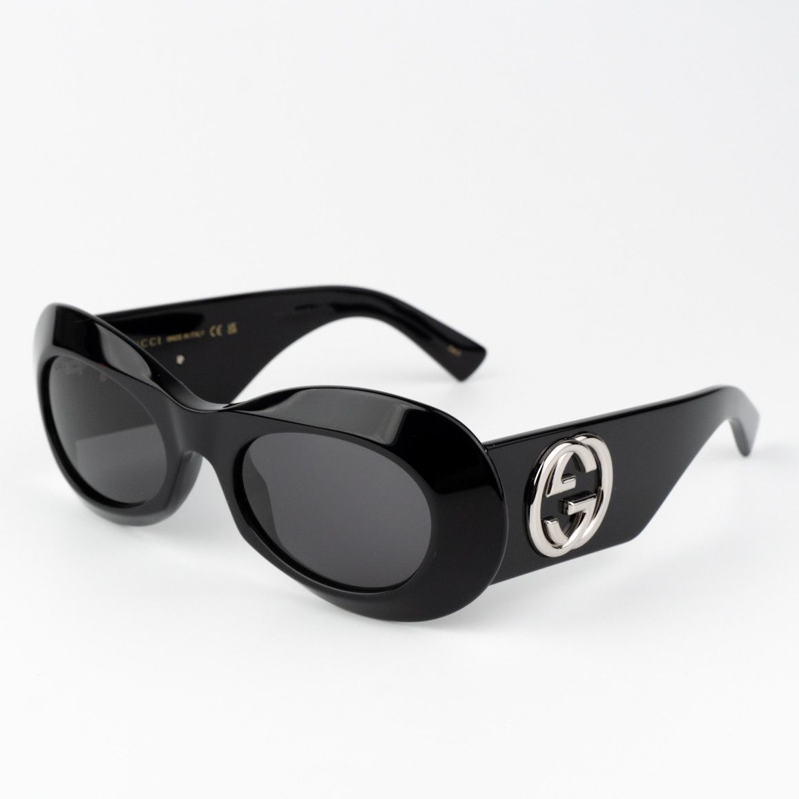 Gucci NEW Gucci GG1696S 001 Women Oval Sunglasses GG 1696S Size ONE SIZE - 4 Thumbnail