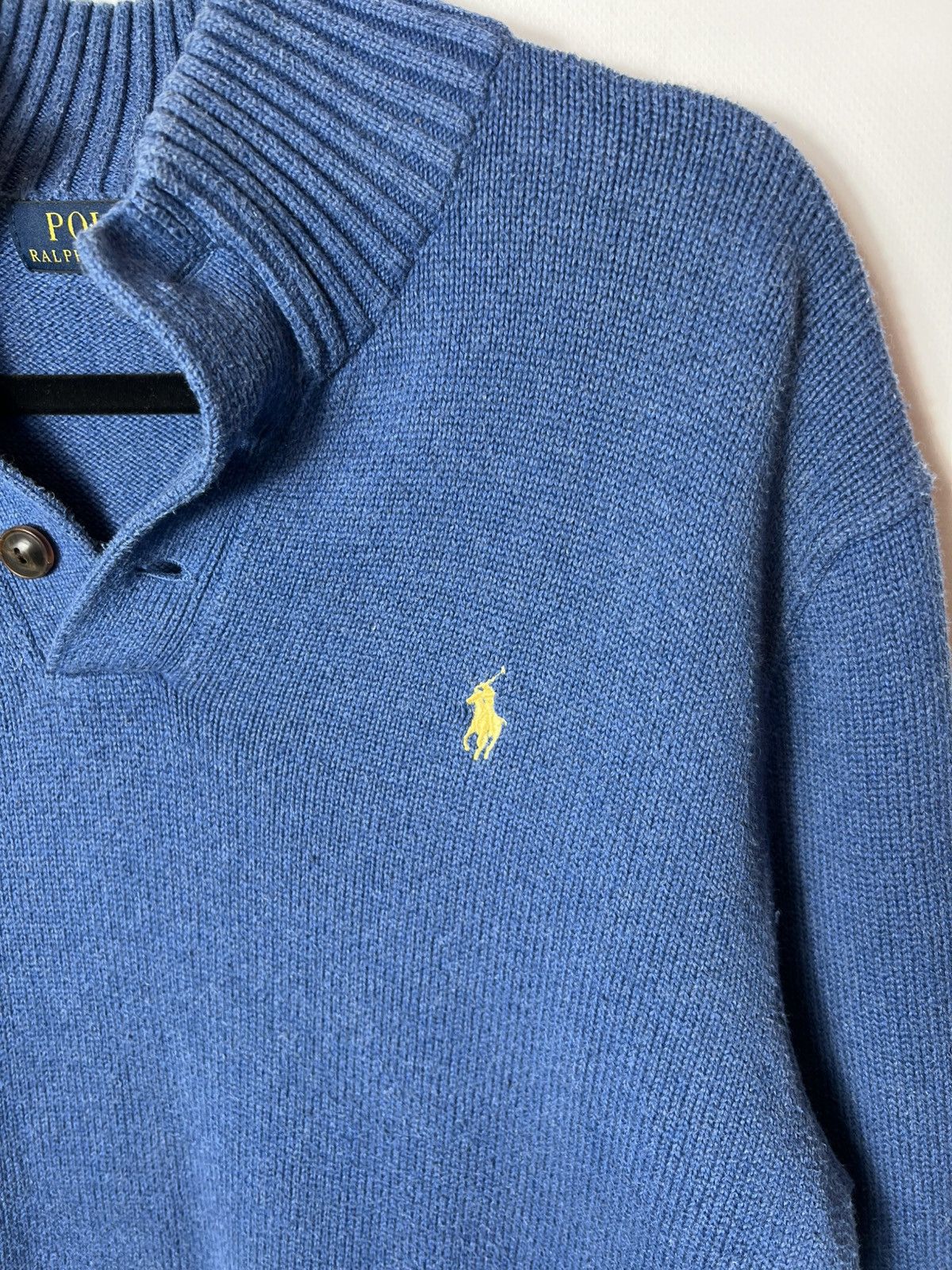 Polo Ralph Lauren Vintage streetwear y2k Polo Ralph Lauren 1/4 buttons sweater Size US L / EU 52-54 / 3 - 4 Thumbnail