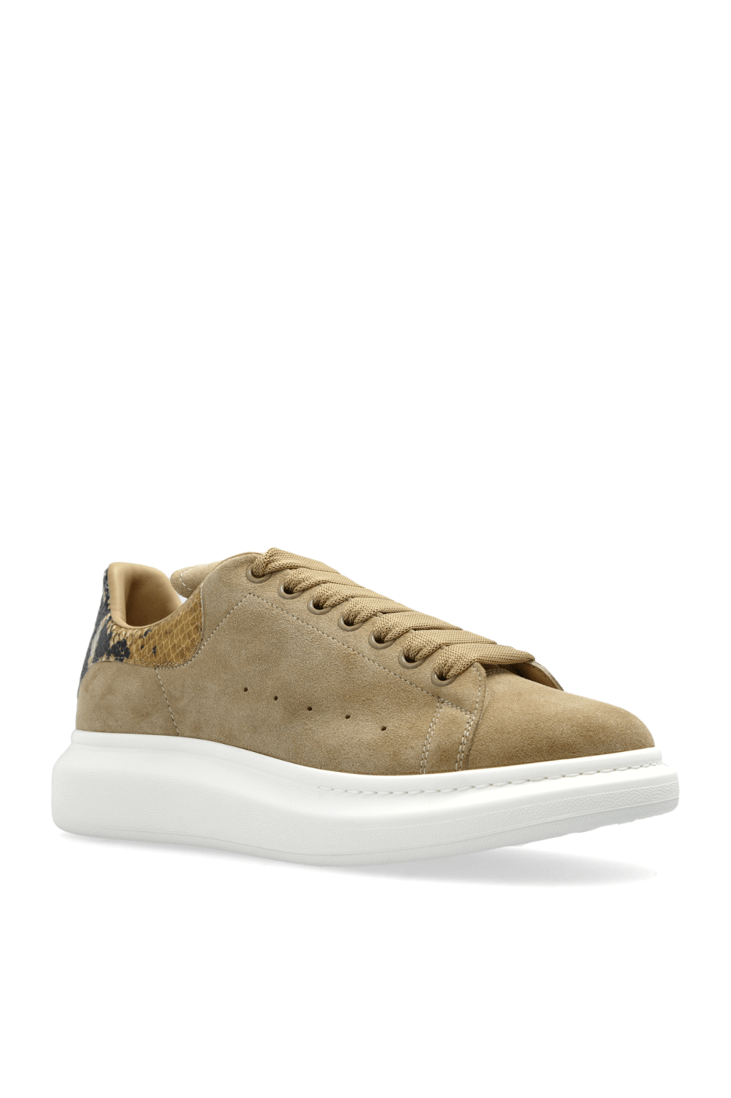 Alexander McQueen ALEXANDER MCQUEEN Oversized Beige Suede Sneakers New Size US 10.5 / EU 43-44 - 1 Thumbnail