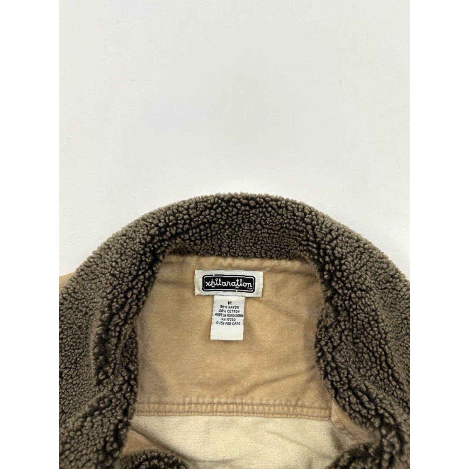 Vintage VINTAGE Xhilaration Jacket Womens M Brown Sherpa Collar Pockets Y2K Target Size M / US 6-8 / IT 42-44 - 2 Thumbnail