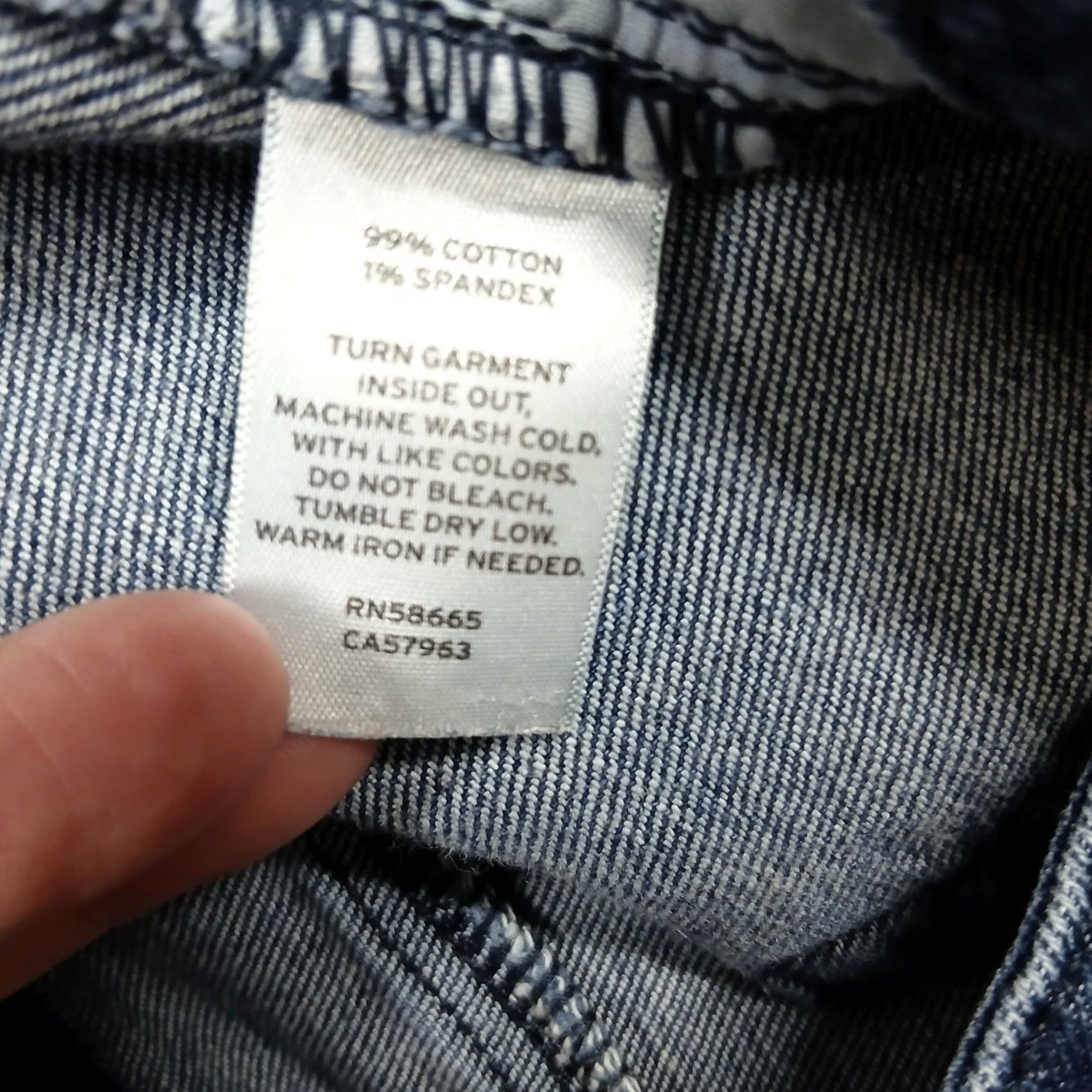 Nordstrom BP. Nordstrom High Rise Skinny Jeans Women's 29 Blue EUC Button Fly 5-Pocket Denim Cotton Spandex Stretch Size 29" - 5 Thumbnail