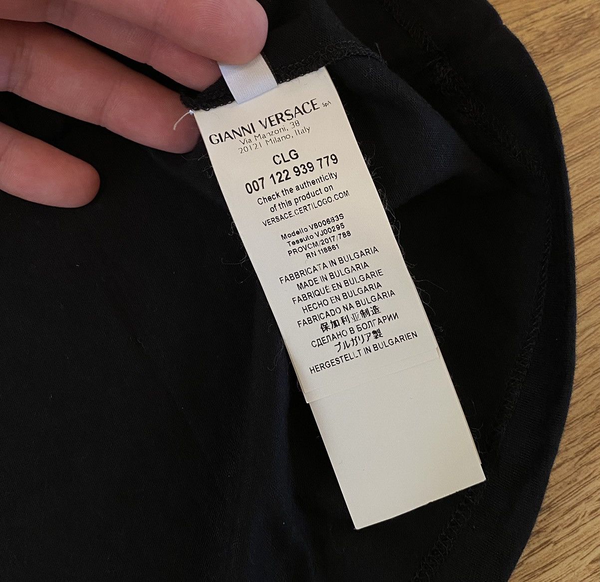 Versace Versace Collection Big Logo Medusa Tee x Luxury x Streetwear Size US M / EU 48-50 / 2 - 7 Thumbnail