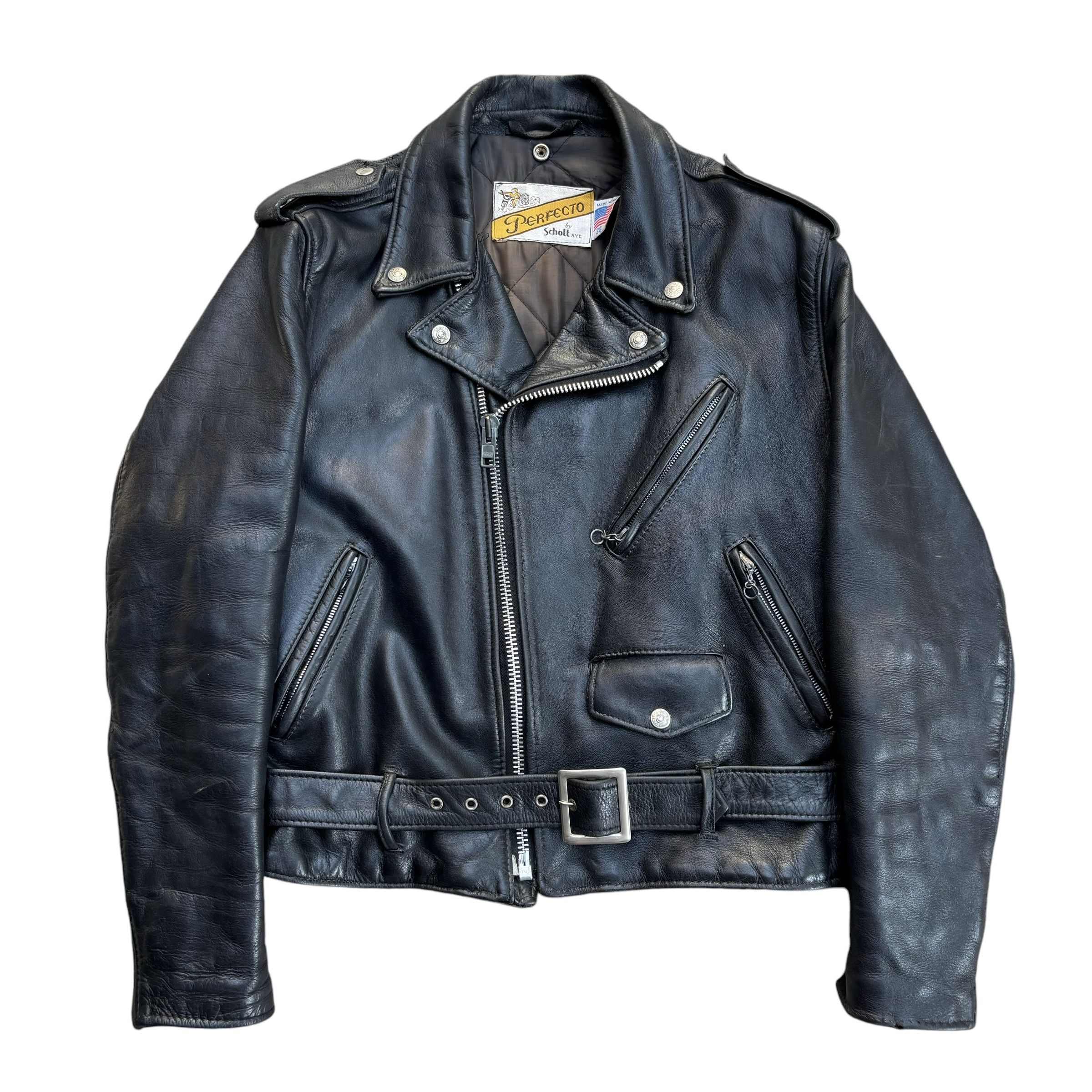 Pre-owned Schott Vintage  Perfecto 618 Leather Jacket