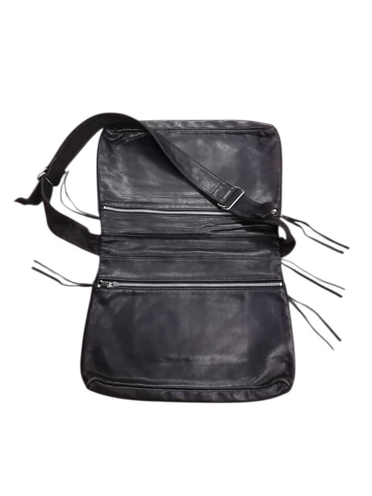 Yohji Yamamoto Y’S YOHJI YAMAMOTO LEATHER SLING BAG/CROSS BODY MAN Size ONE SIZE - 9 Thumbnail