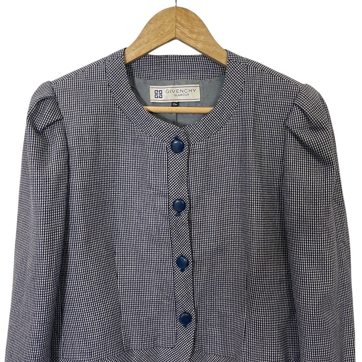 Givenchy Vintage Givenchy Glamour Tweed Jacket Size L / US 10 / IT 46 - 2 Thumbnail