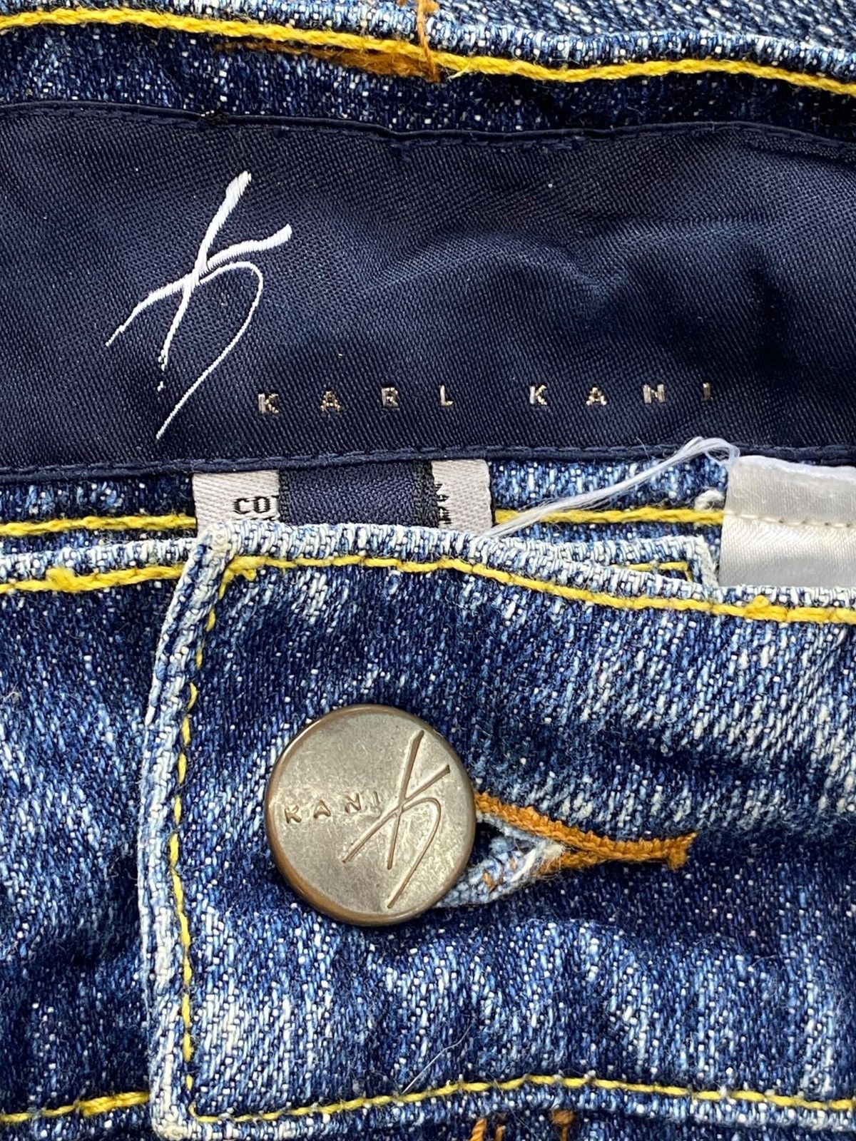 Karl Kani Karl Kani Blue Wash Straight Leg Style Jeans Size US 34 / EU 50 - 10 Thumbnail