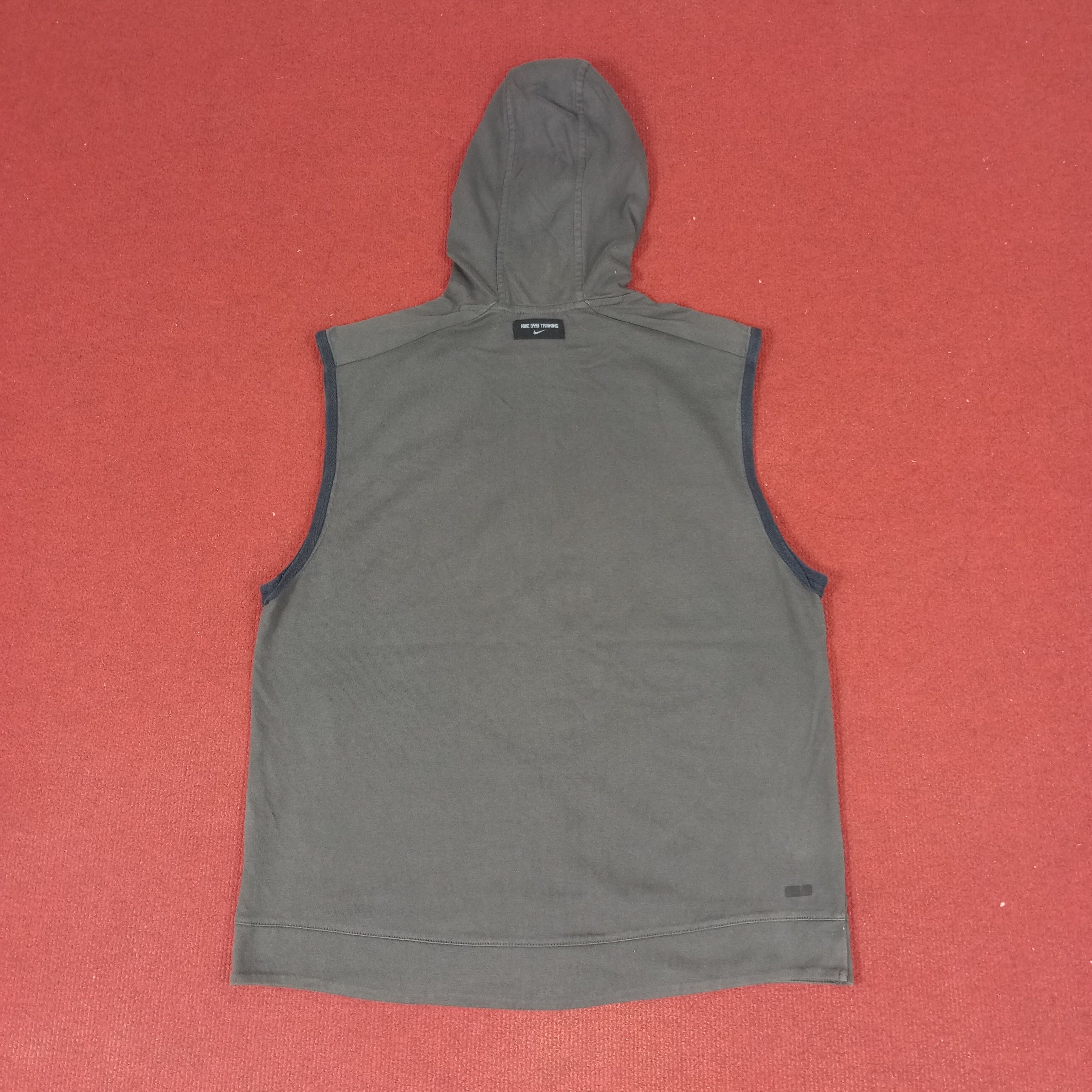 Nike × Vintage Nike Gym Training Sleeveless With Hoodie Size US S / EU 44-46 / 1 - 3 Thumbnail