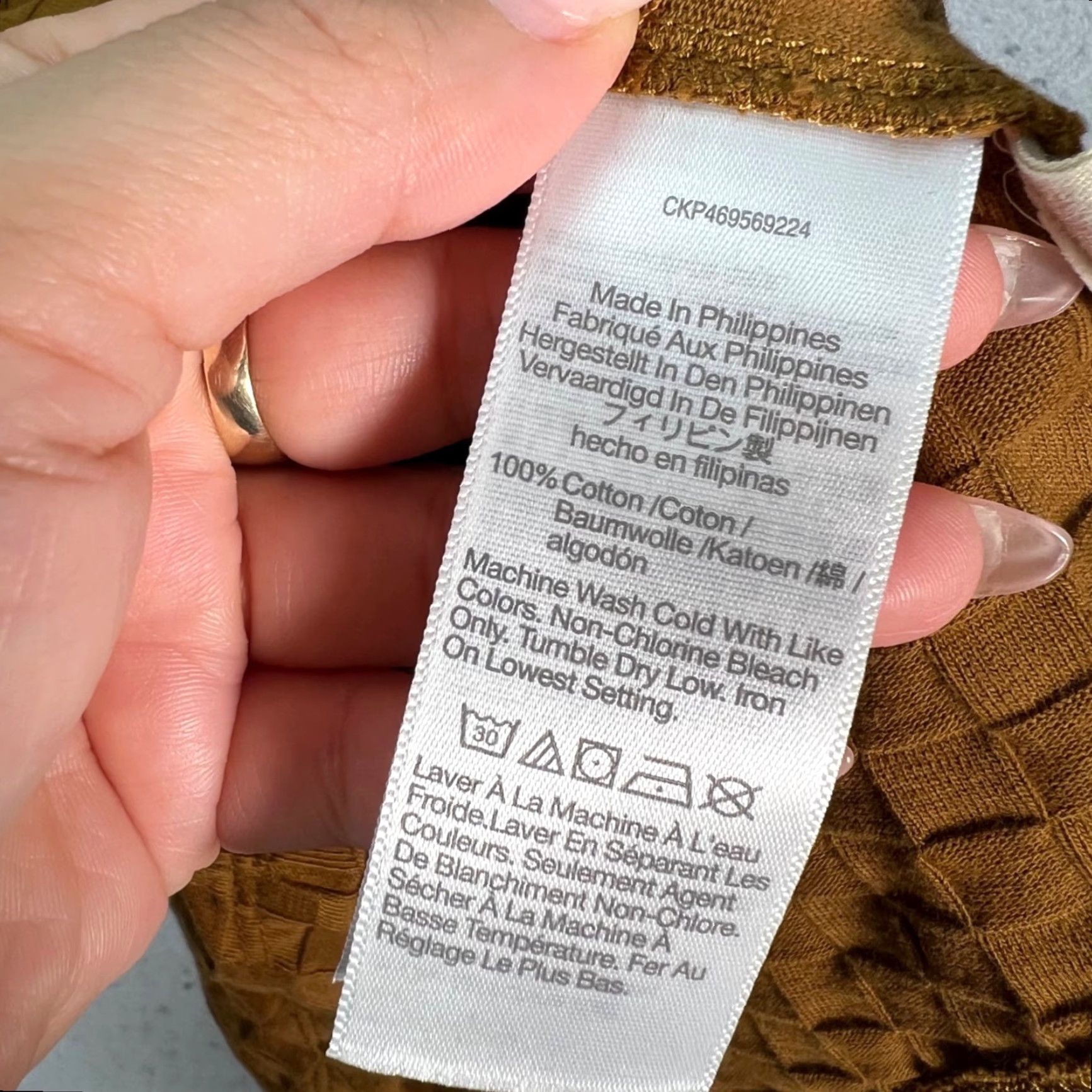 Madewell Madewell Tank Womens XS Brown Textured Cotton Sleeveless Knit Top Size XS / US 0-2 / IT 36-38 - 4 Thumbnail