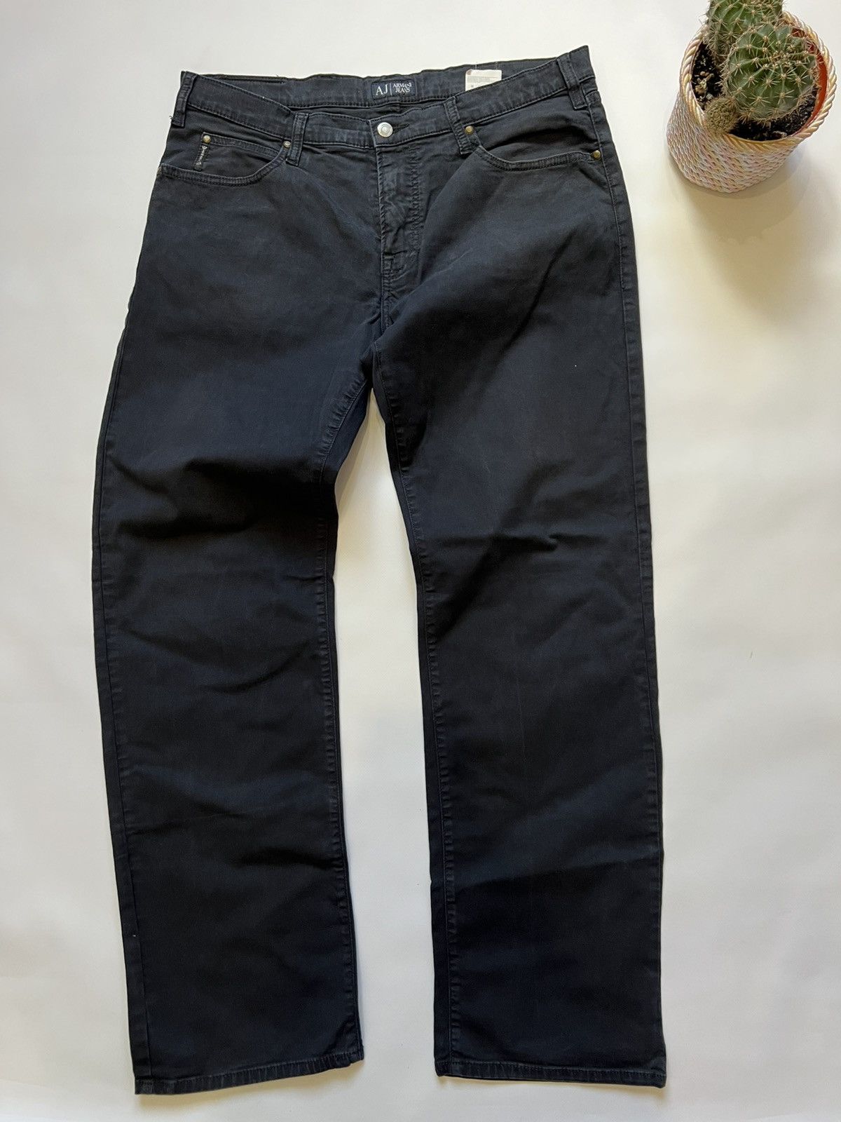 Armani Armani Jeans Black Chino Pants Jeans Mens Basic Size US 38 / EU 54 - 4 Thumbnail