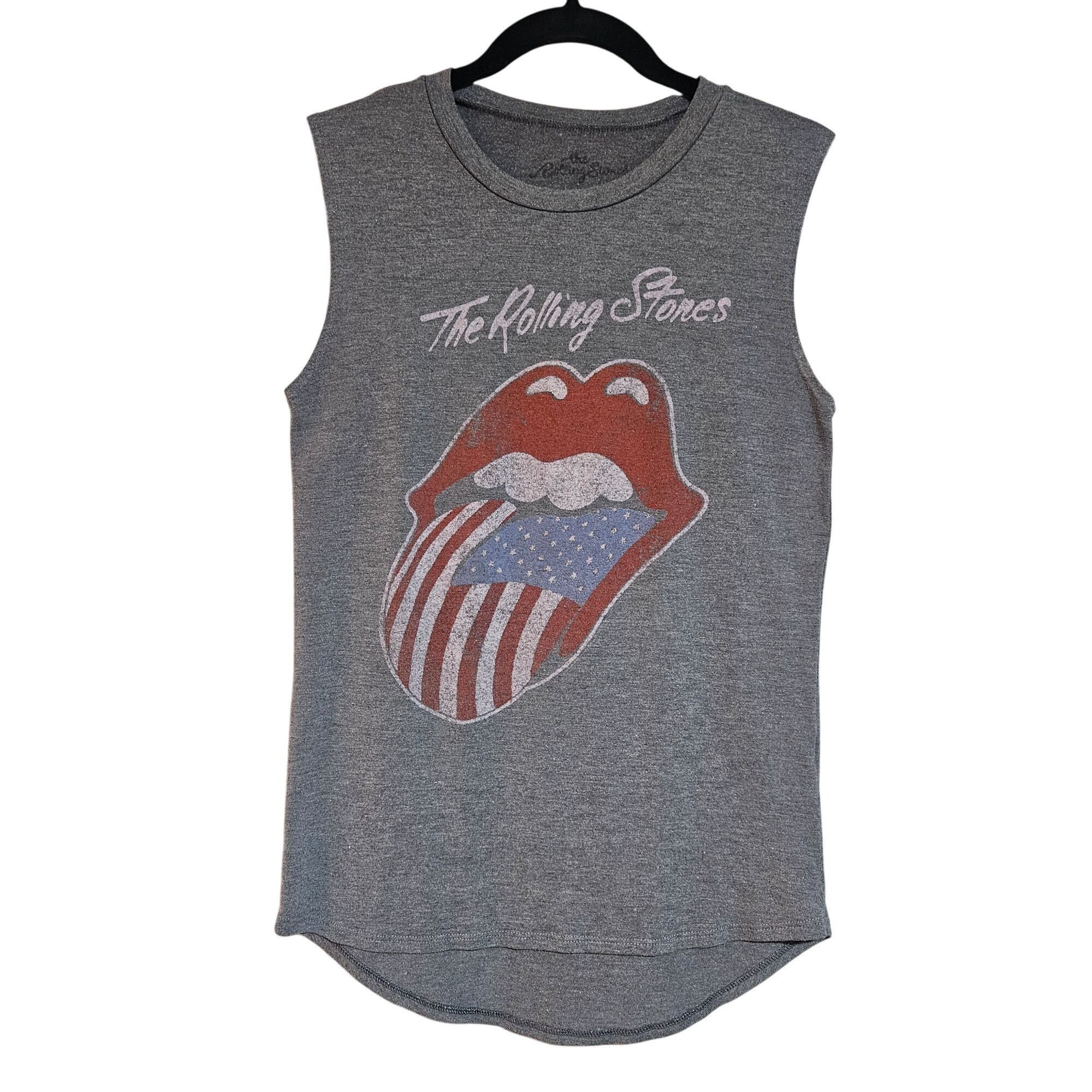 The Rolling Stones Rolling Stones Gray Small Tank Top Band Tee Y2K Rock America Size S / US 4 / IT 40 - 3 Thumbnail