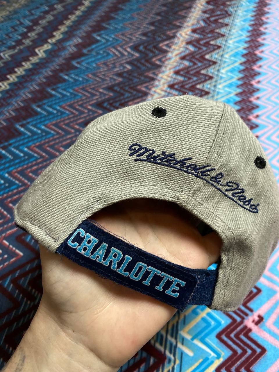 Mitchell & Ness Mitchell and Ness Charlotte Hornets Hat Club Draft Snapback Size ONE SIZE - 7 Thumbnail