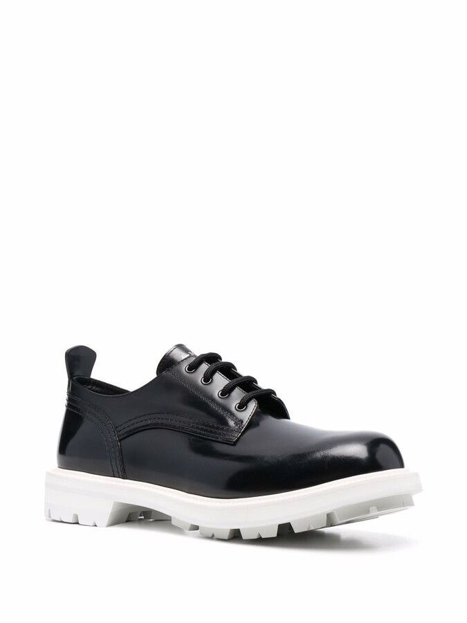 Alexander McQueen o1y0225 Loafers in Black Size US 5 / IT 35 - 2 Thumbnail