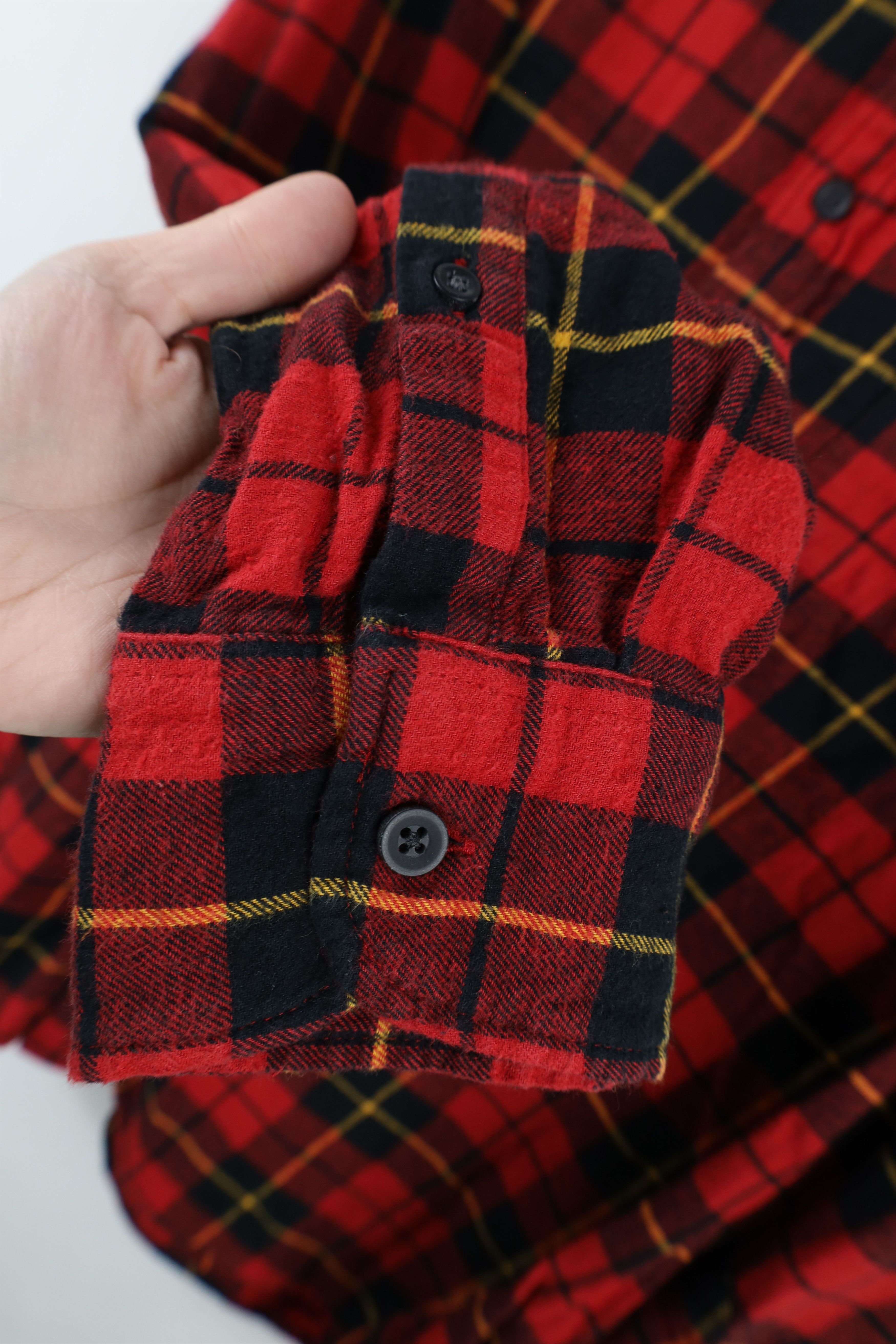 J.Crew × Vintage J Crew Long Sleeve Collared Flannel Button Shirt Cotton Size US L / EU 52-54 / 3 - 6 Thumbnail
