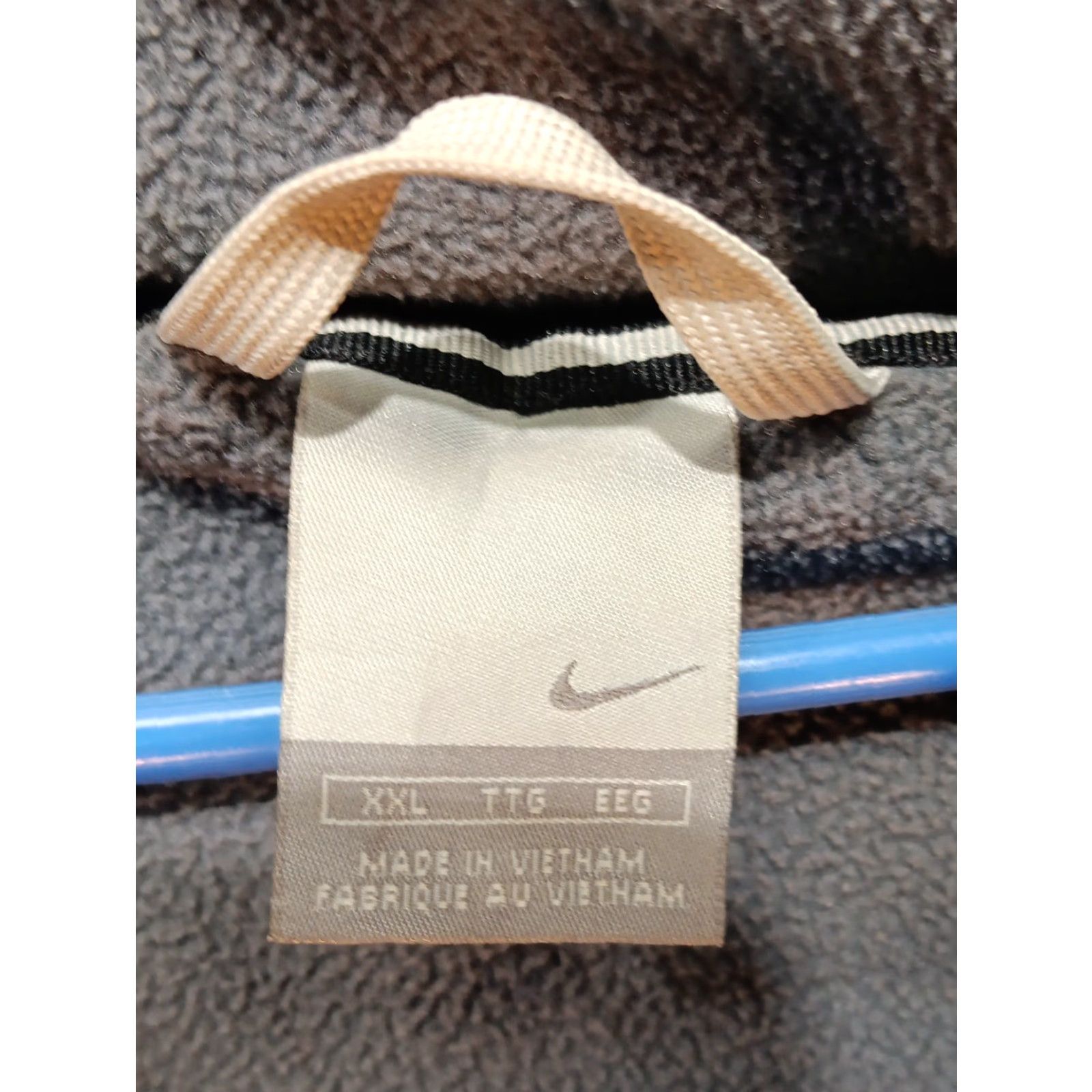 Nike VINTAGE Nike Jacket Coat Parka Hooded Mens 2XL Tall Black Fleece Lined Full Zip Sports Size US XXL / EU 58 / 5 - 4 Thumbnail