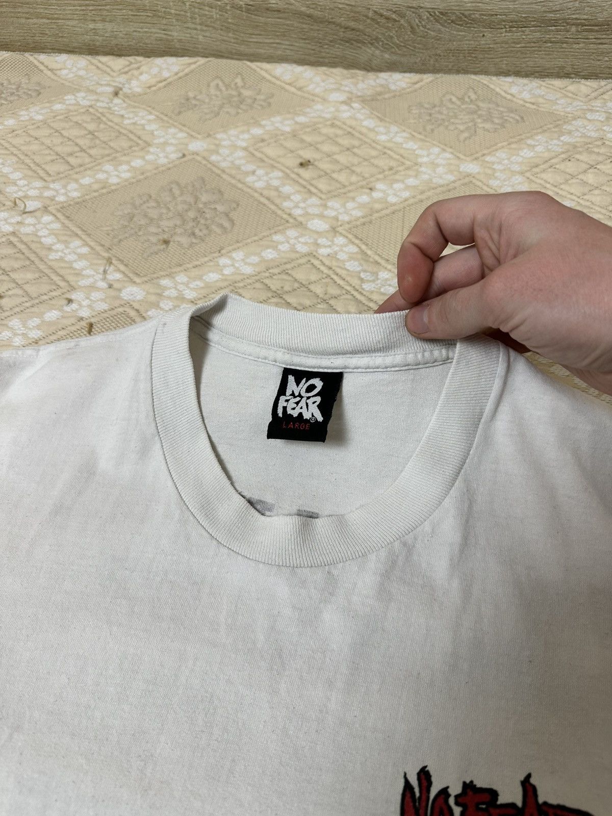 No Fear 🔥 90s No Fear Vintage Graphic T shirt Tee Baseball USA Size US L / EU 52-54 / 3 - 8 Thumbnail