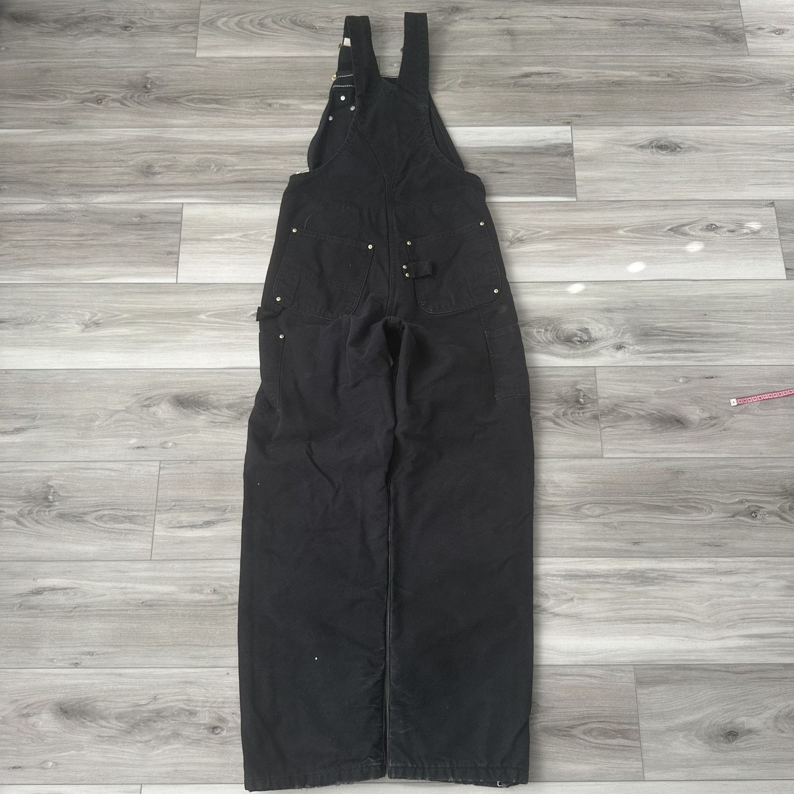 Carhartt VTG Carhartt Insulated Double Knee Overalls Mens 32x32 Black Size US L / EU 52-54 / 3 - 4 Thumbnail