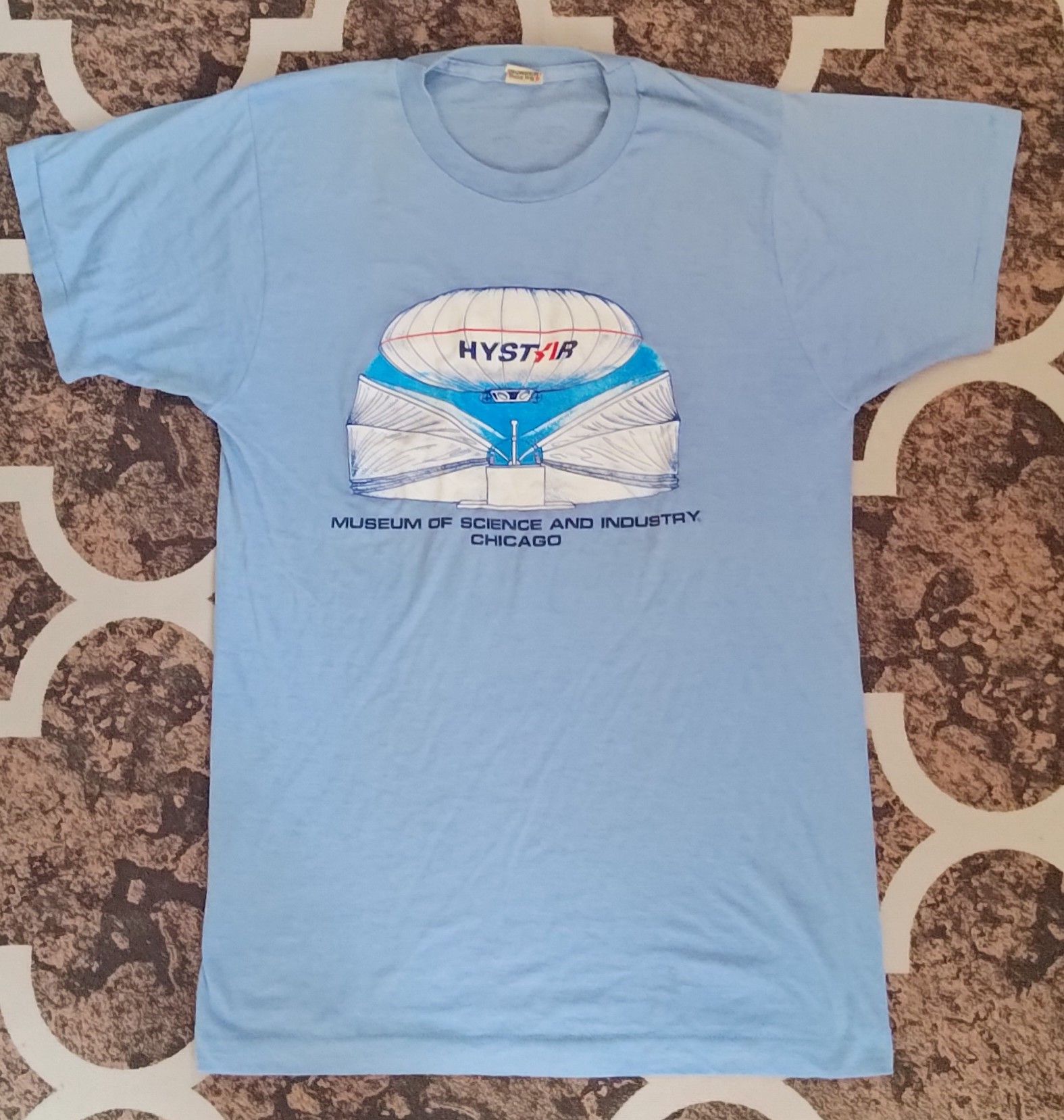 Vintage VTG 80s Single Stitch Chicago Museum Of Science And Industry Size US M / EU 48-50 / 2 - 1 Thumbnail