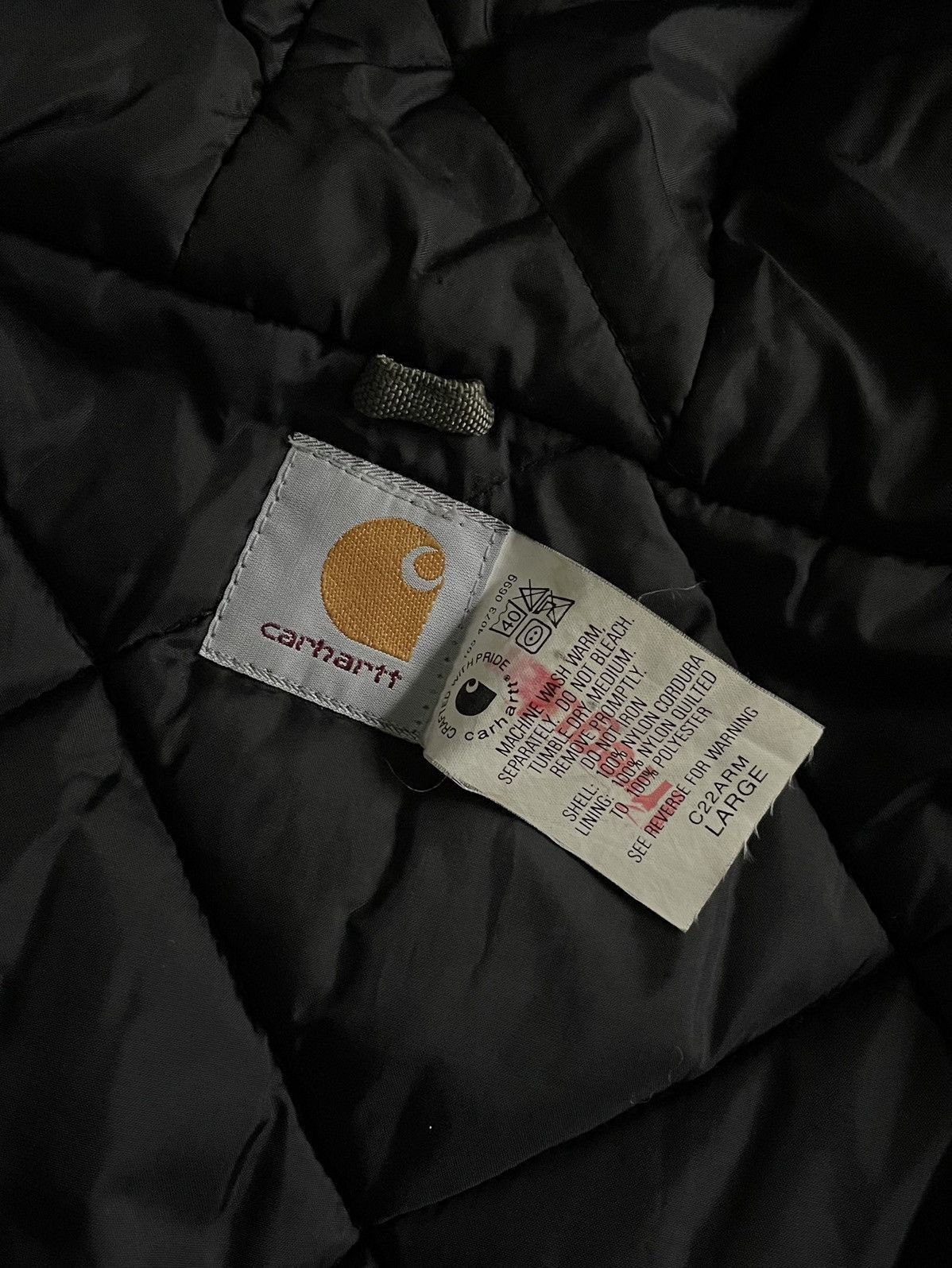 Carhartt Vintage Carhartt Hooded Insulated Cordura Jacket Parka Size US XL / EU 56 / 4 - 13 Thumbnail