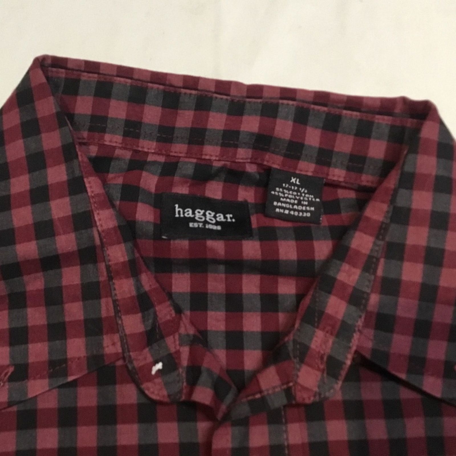 Haggar Haggar Button Up Shirt Size US XL / EU 56 / 4 - 3 Thumbnail