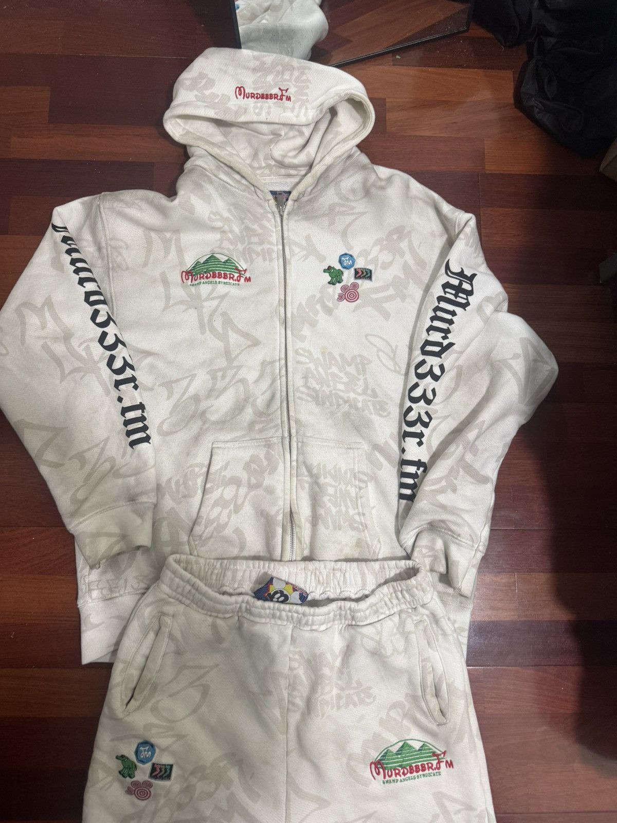 murd333r.fm Murd33r.Fm Disney Sweatsuit Zip Up and Sweatpants Size US L / EU 52-54 / 3 - 2 Thumbnail