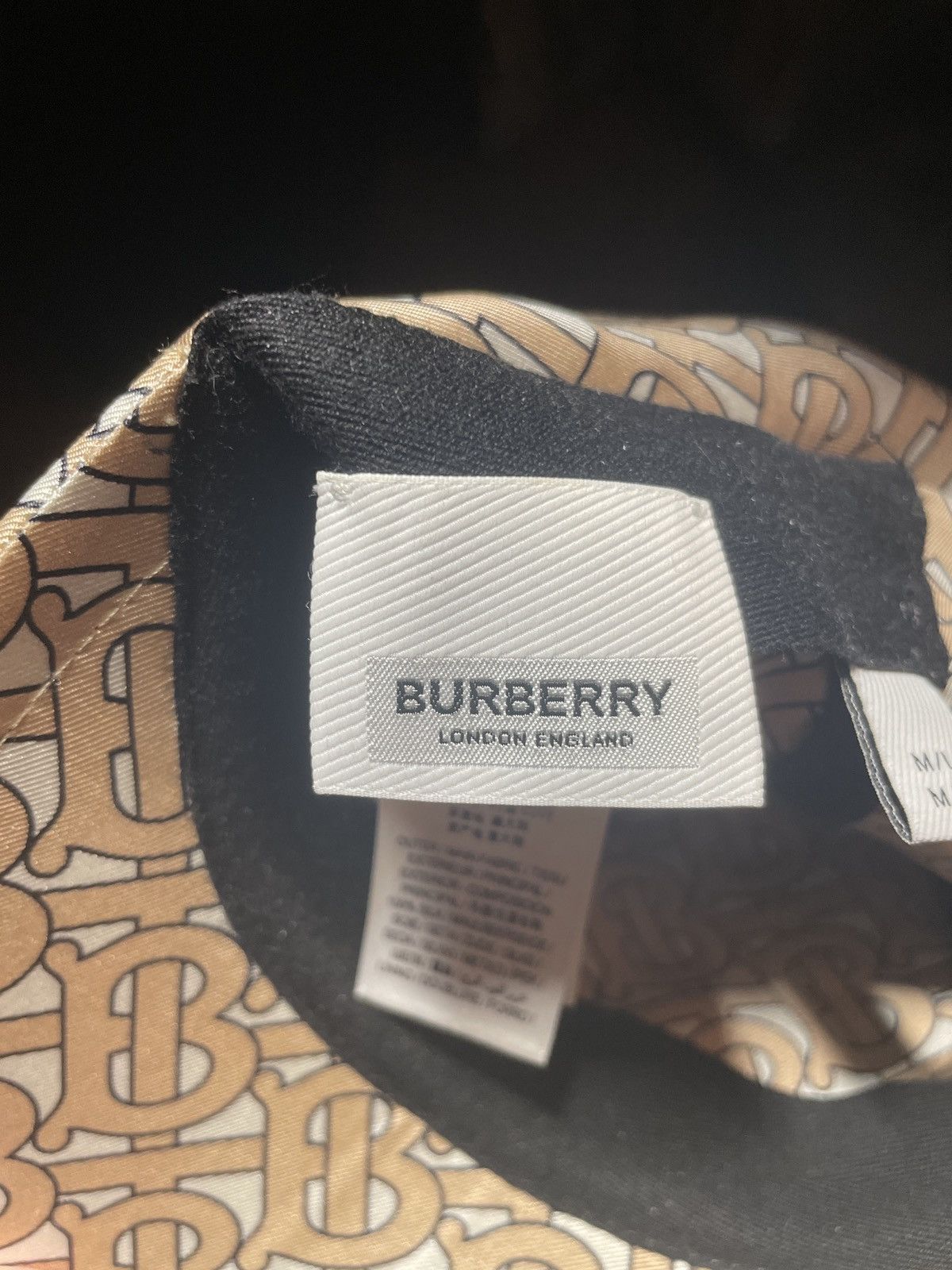 Burberry Burberry Monogram Silk Bandana hat Size ONE SIZE - 4 Thumbnail