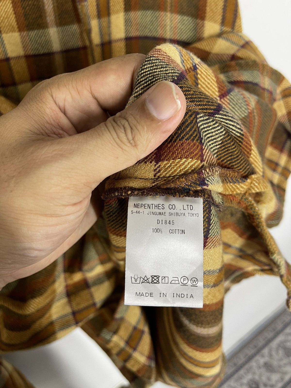South2 West8 Streetwear Nepenthes Checked Hoodies Sweater South2 West8 Size US S / EU 44-46 / 1 - 5 Thumbnail
