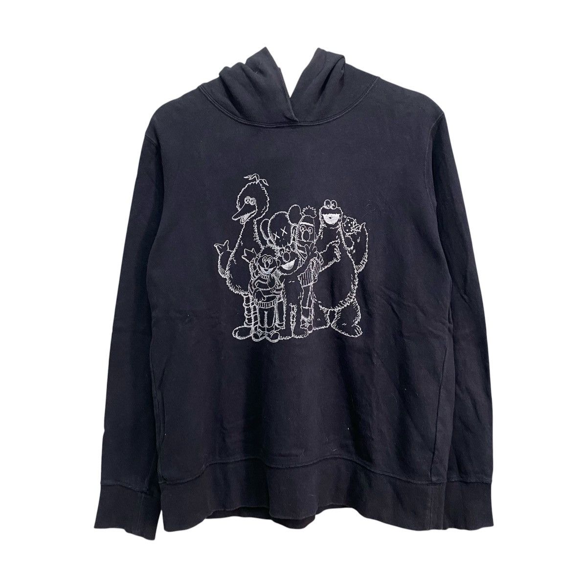 Kaws × Uniqlo Uniqlo Kaws Sesame Street Rare Collab 2000s Pullover Hoodie Size US L / EU 52-54 / 3 - 1 Thumbnail