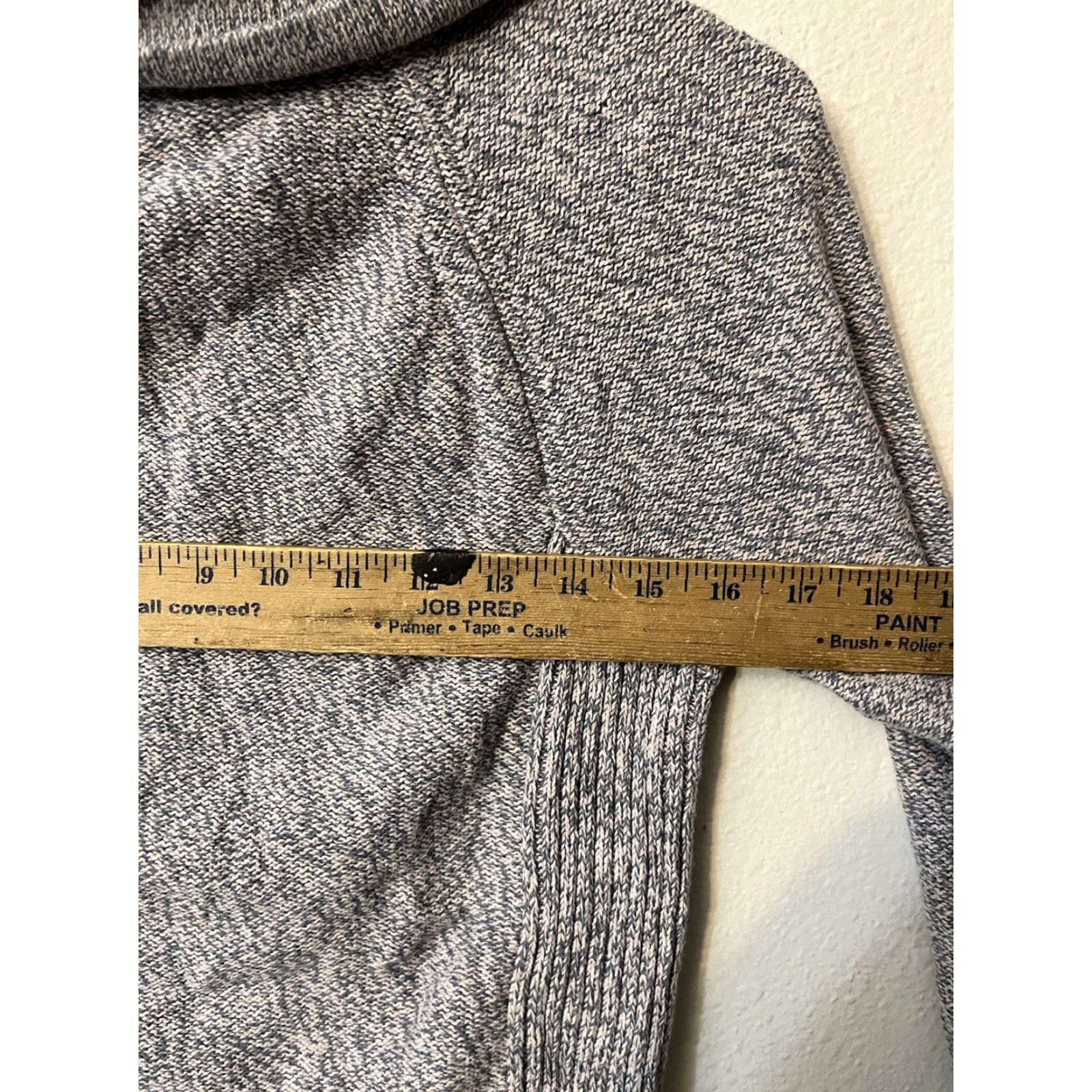 Loft LOFT Gray Women Long Sleeve Tunic Sweater XS Cowl Neck Knit Solid Size XS / US 0-2 / IT 36-38 - 5 Thumbnail
