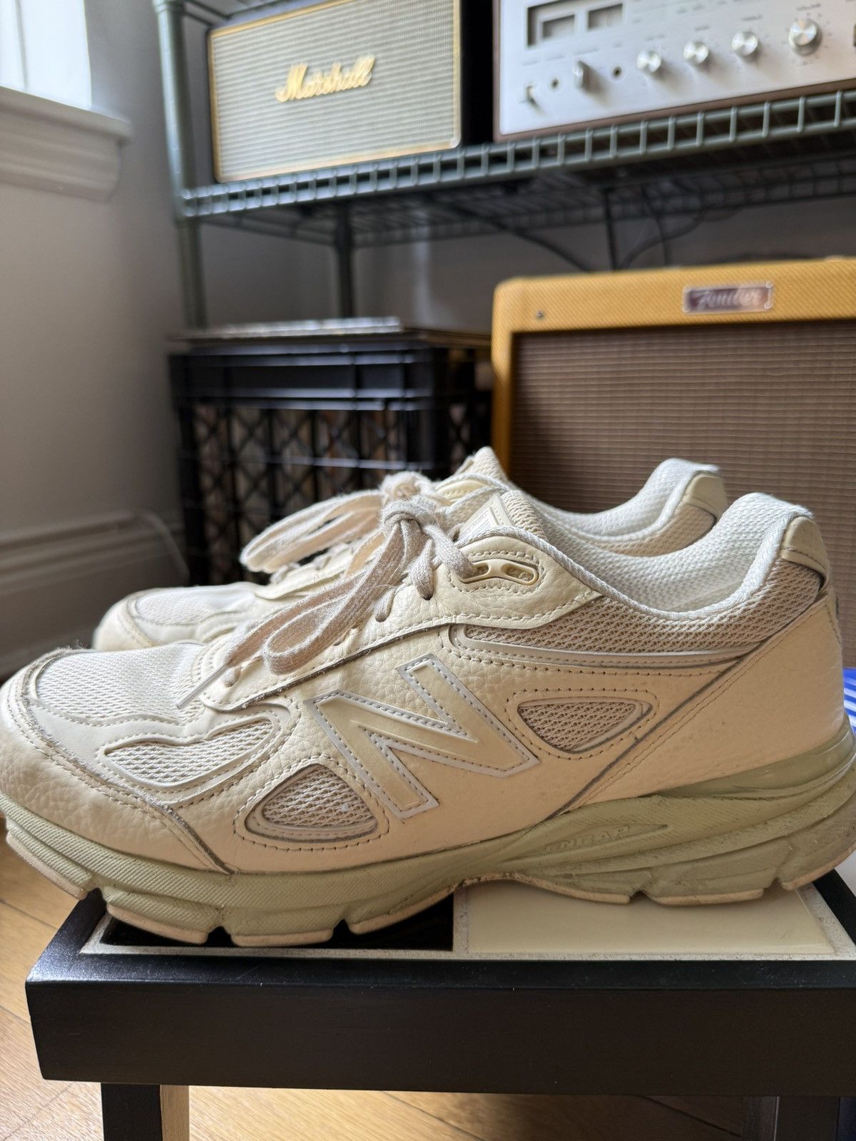 New Balance New Balance 990v4 Macadamia Nut | Grailed