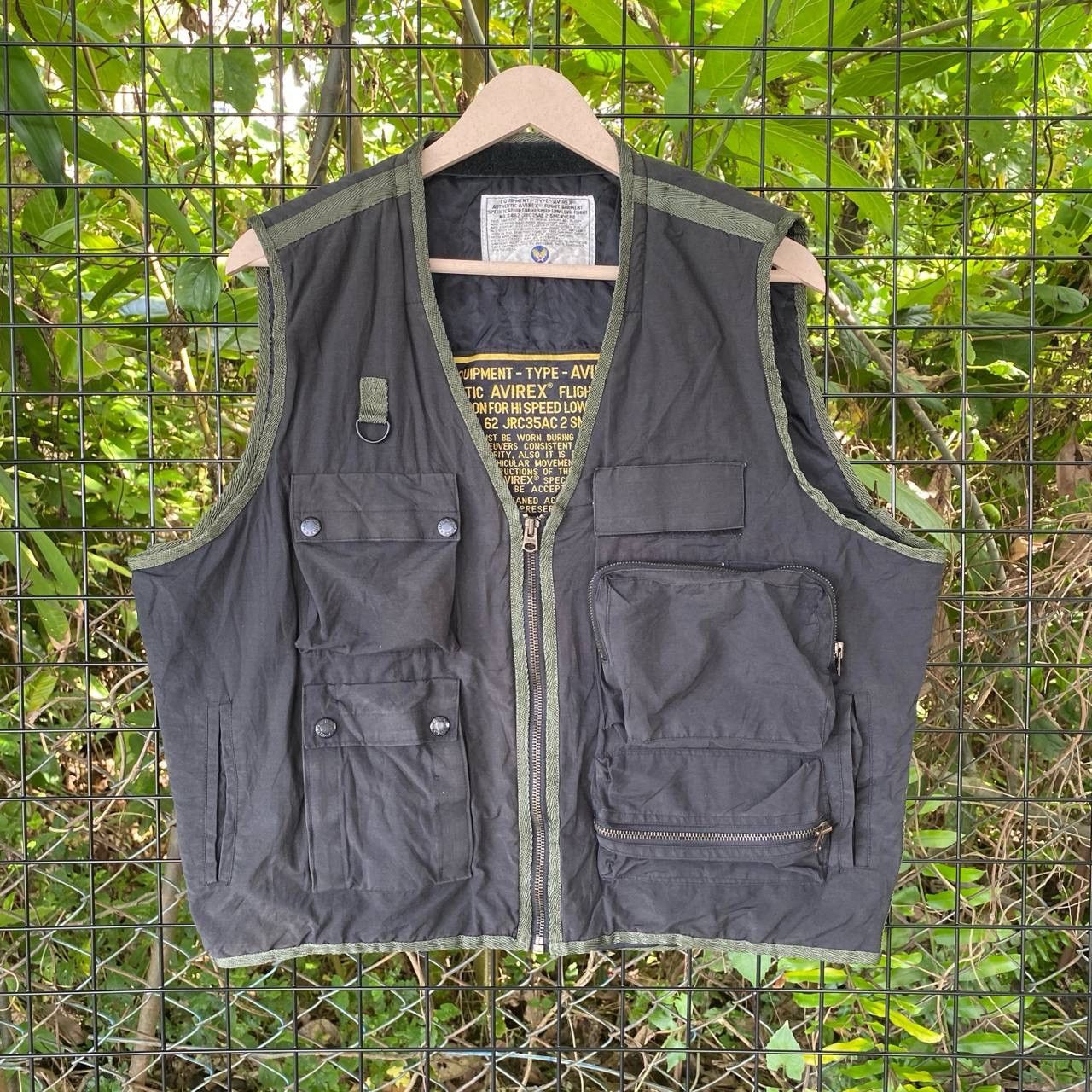 Avirex × Voodoo Tactical Vtg Avirex Flight Garment Navy Zipper Vest Size US M / EU 48-50 / 2 - 1 Thumbnail