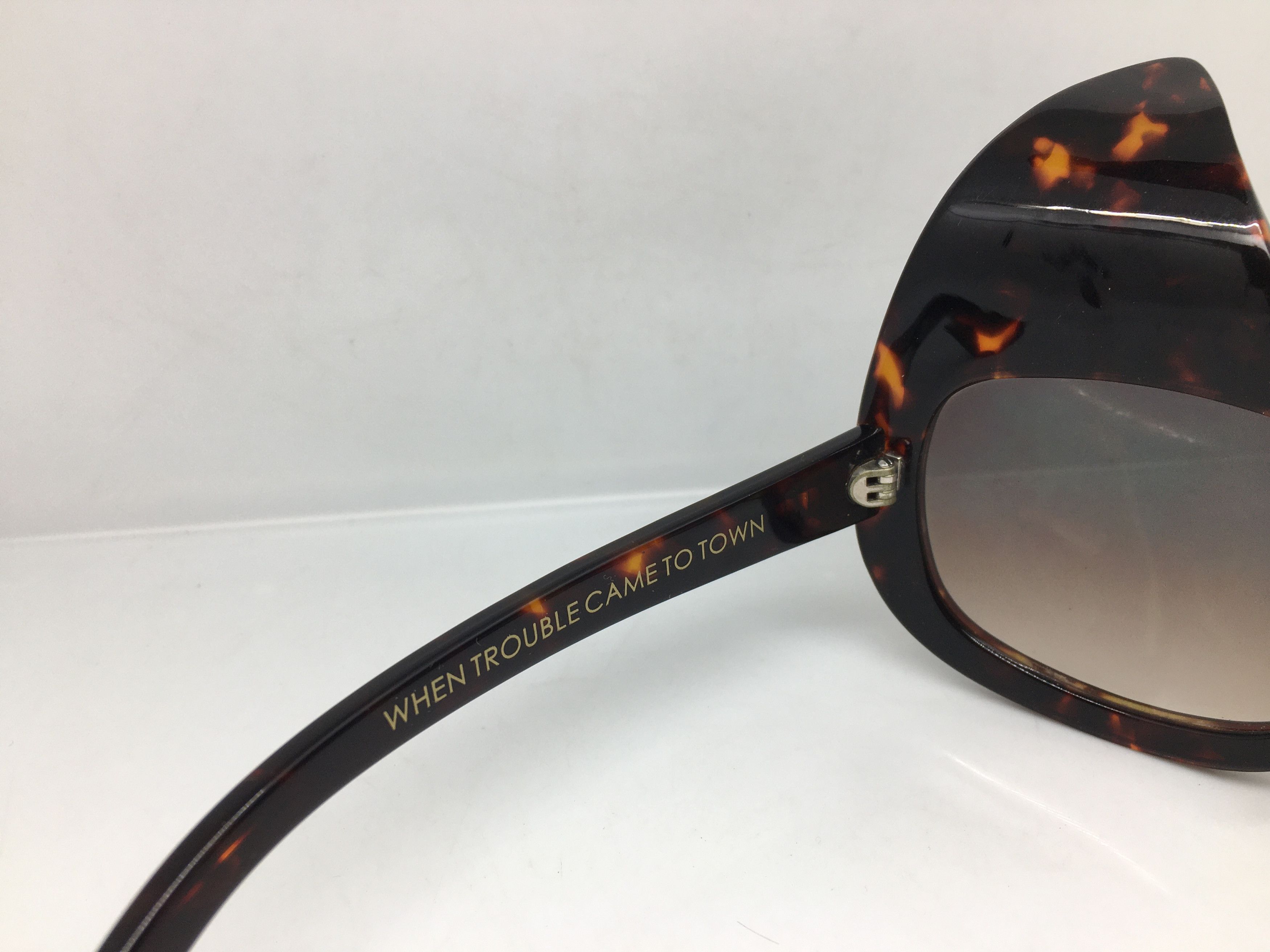 Other Ana-Karin Karlsson Handmade Tortoise Oversize Sunglasses Size ONE SIZE - 6 Thumbnail