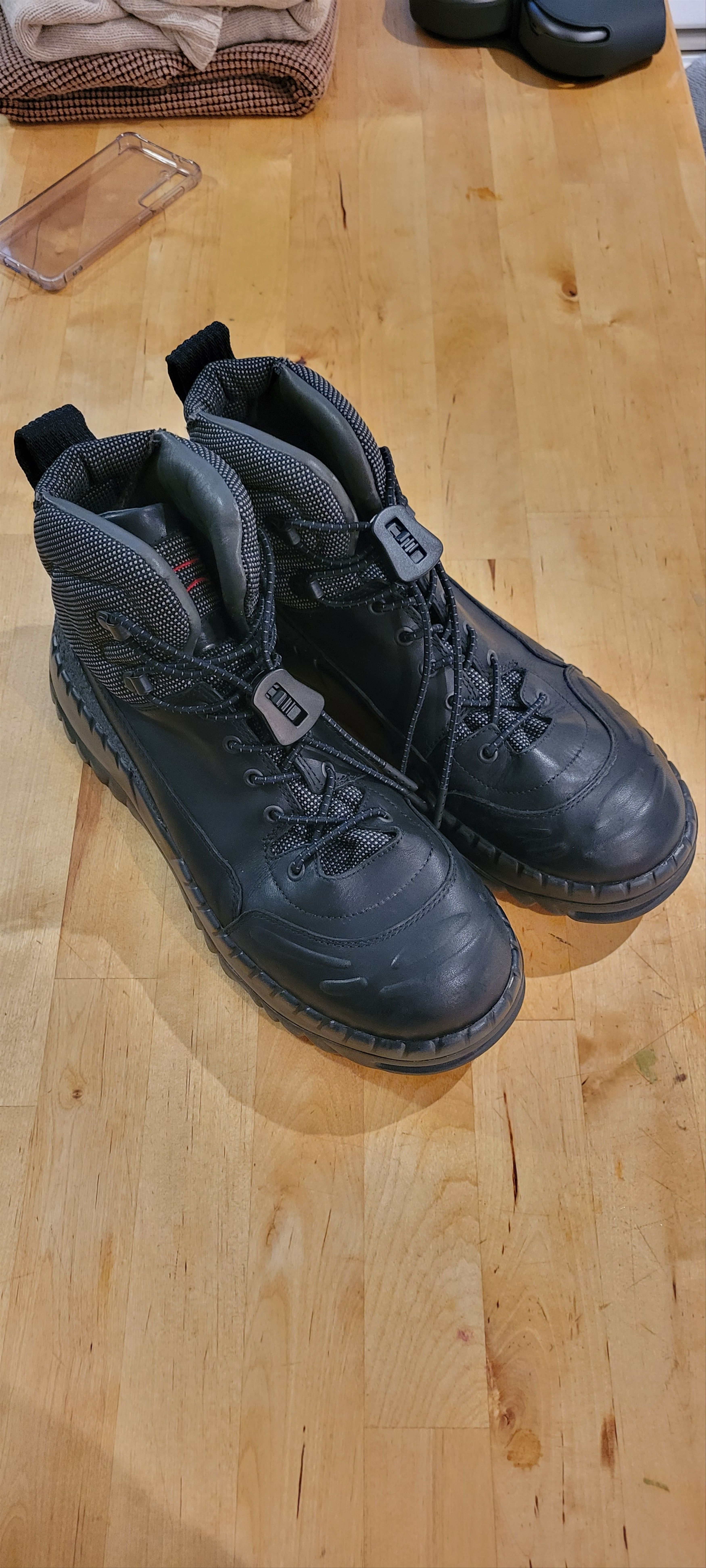 Pre-owned Camper X Kiko Kostadinov Camper Teix Boot In Black