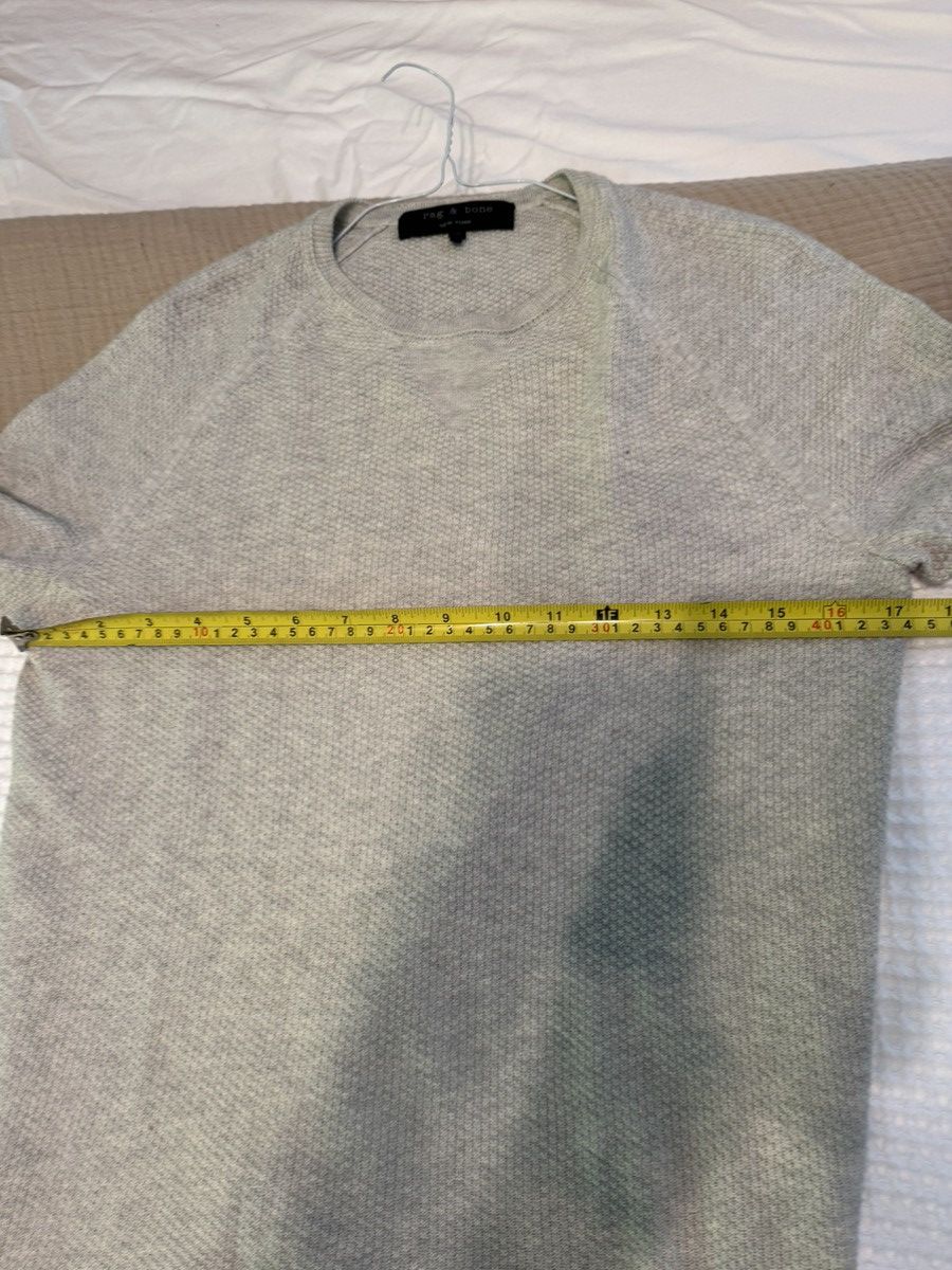 Rag & Bone rag & bone Men’s Knit Grey Crewneck - Size: X-Small Size US XS / EU 42 / 0 - 4 Thumbnail