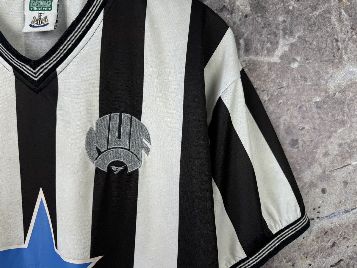 Vintage Score Draw Newcastle United Jersey 1983-1984 Retro Football Size US XL / EU 56 / 4 - 5 Thumbnail