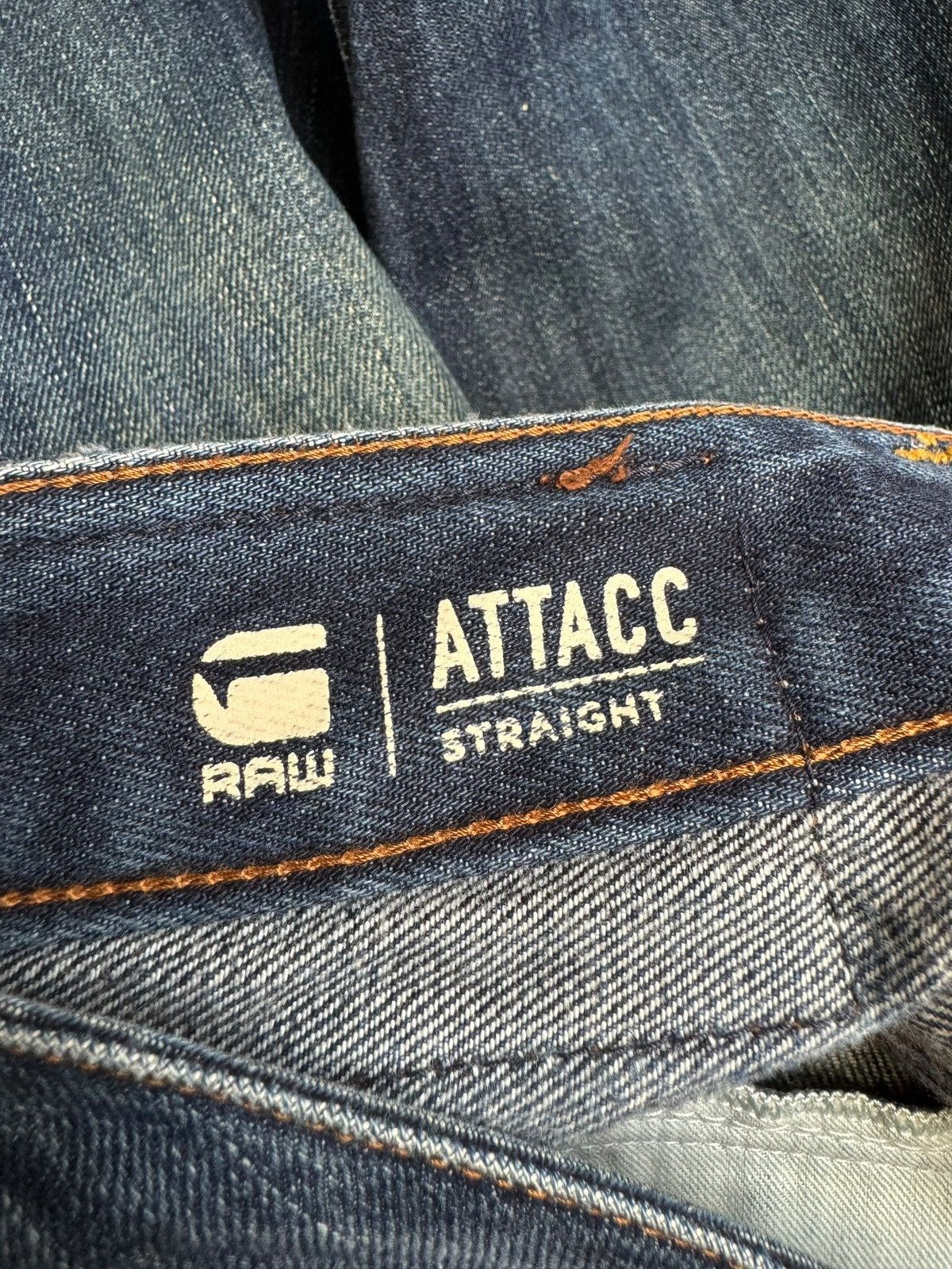 G-Star 💸LASTDROP💸 Vtg G-Star Raw Jeans Distressed Clawmark Denim Size US 30 / EU 46 - 19 Thumbnail