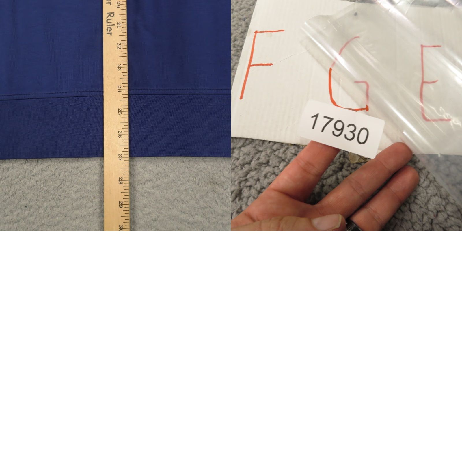 Vintage B Draddy Sweater Mens Large 1/4 Zip Golf Pullover Long Sleeve Henley Shirt Blue Casual Jersey Size US L / EU 52-54 / 3 - 9 Thumbnail