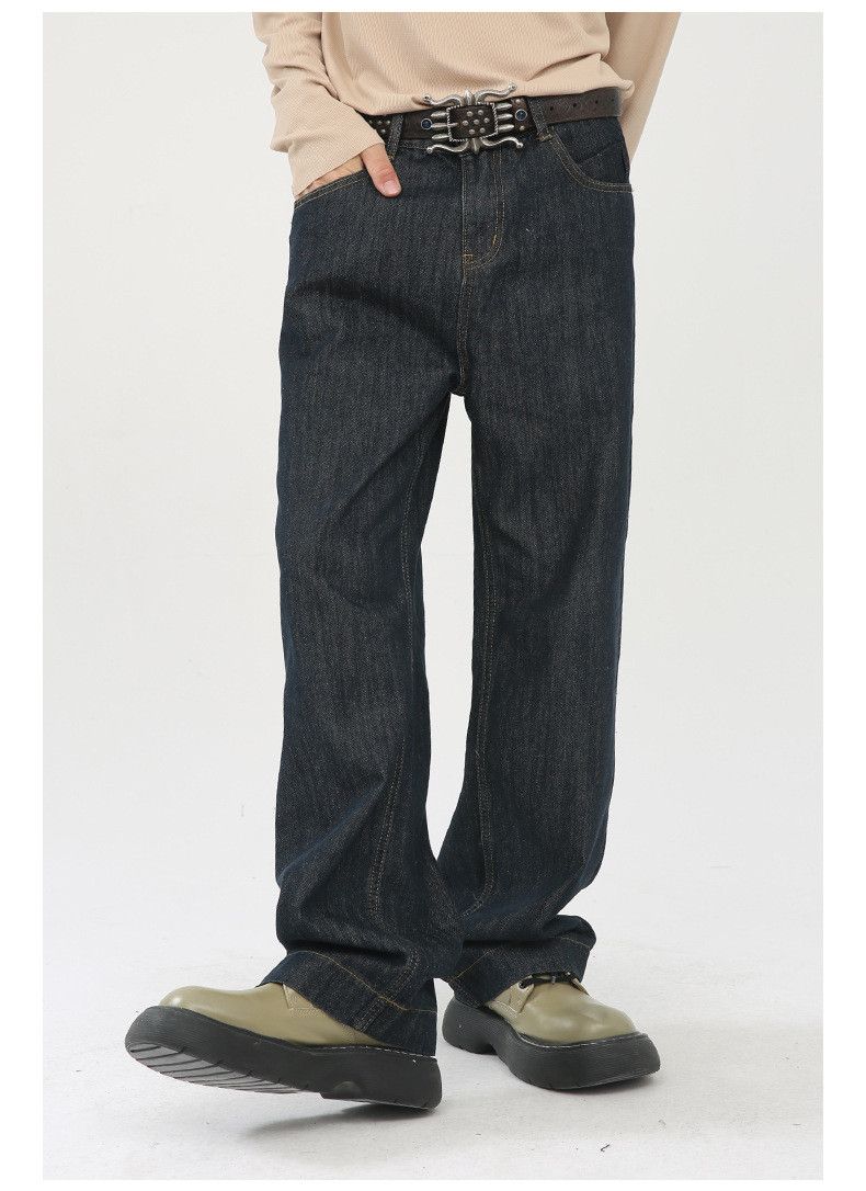 Japanese Brand Japanese retro all-match loose straight jeans Size US 32 / EU 48 - 2 Thumbnail