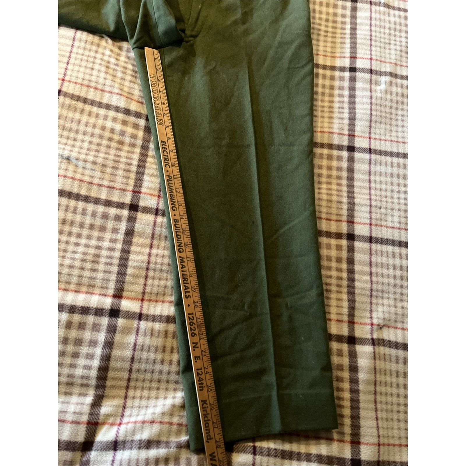 Other Vintage M-1951 Pants Medium ARMY Green Military 33x28 Wool Size US 33 - 6 Thumbnail