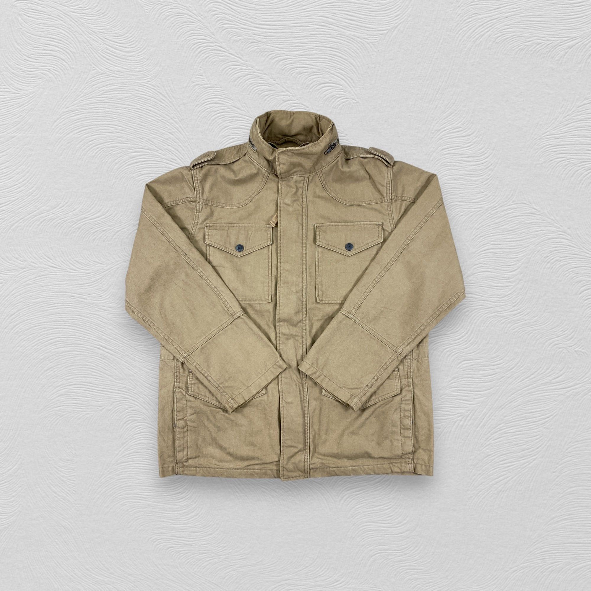 Japanese Brand Vintage Japanese Brand Military Heavy Coat Jacket -J295 Size US L / EU 52-54 / 3 - 4 Thumbnail