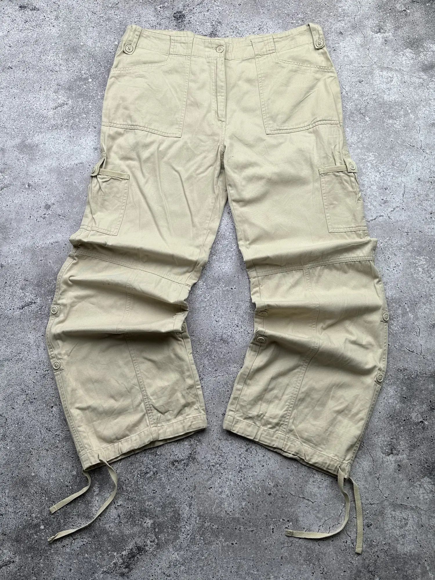 Japanese Brand Vintage Wide Bondage Pants C603(V562) Size US 32 / EU 48 - 1 Thumbnail