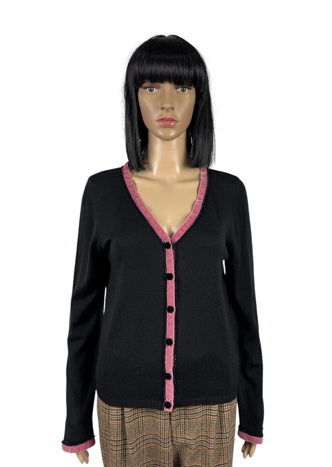 Blumarine Blumarine Wool Cardigan size I48 D42 Size L / US 10 / IT 46 - 1 Thumbnail