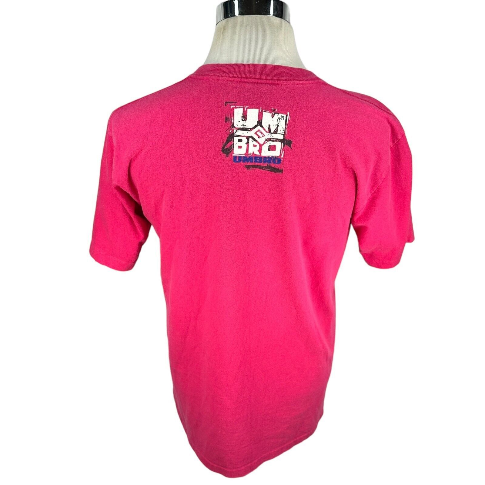 Umbro Vintage Umbro T-Shirt Men’s Large Pink Graffiti Graphic 90s Size US L / EU 52-54 / 3 - 4 Thumbnail
