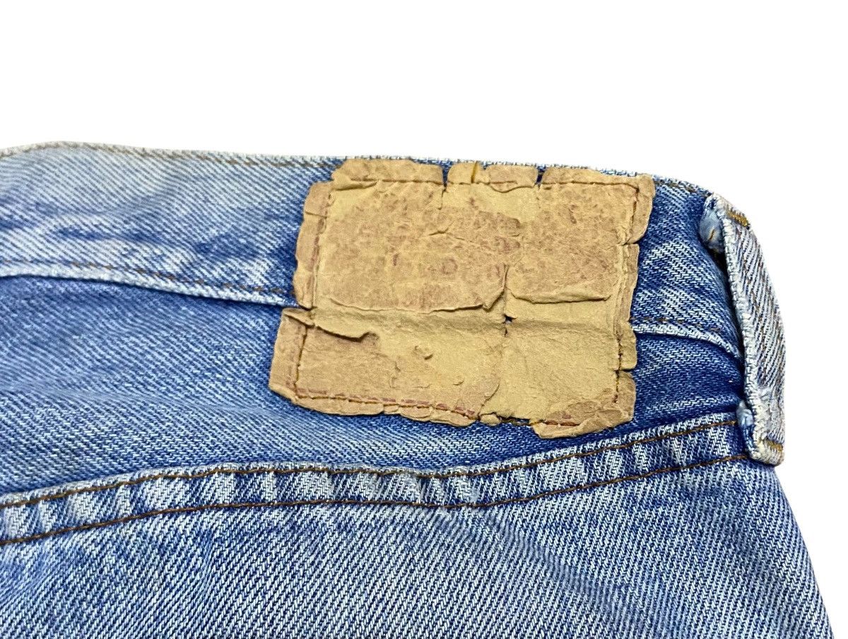 Levi's Vintage Levis 501 Button 524 Rindem Selvedge Jeans 1970s Size US 28 / EU 44 - 9 Thumbnail